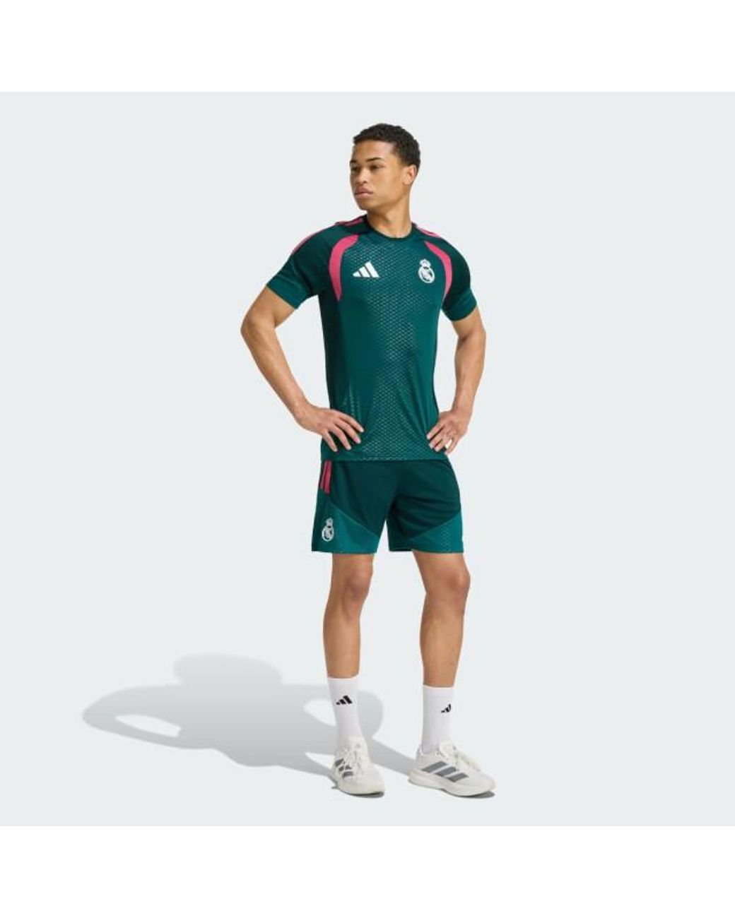 Adidas Real Tr Jsy Trainingshirt Replica Voetbal in het Green voor heren
