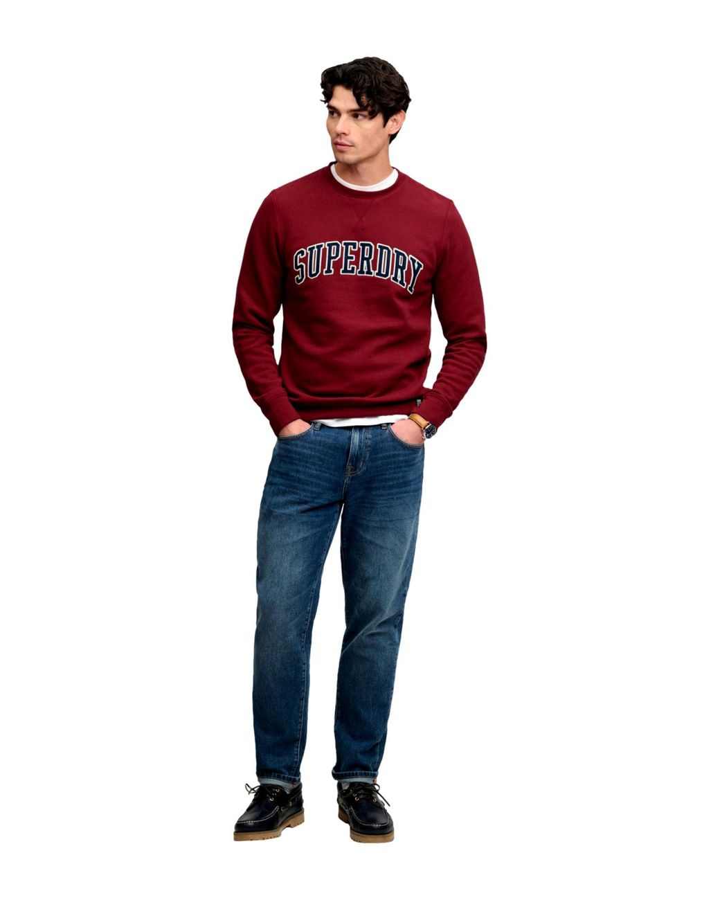 Superdry Sweatshirt in het Red voor heren