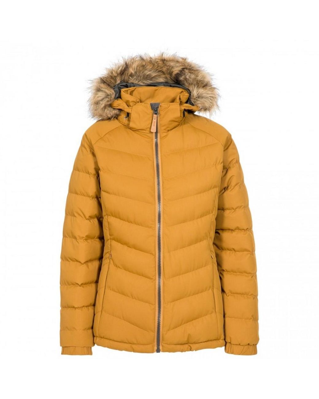 Trespass Yellow Ladies Nadina Waterproof Padded Jacket