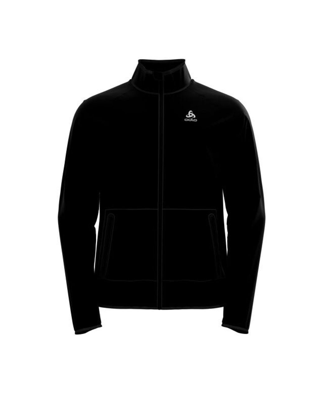 Odlo Jacket Essential Light in het Black voor heren