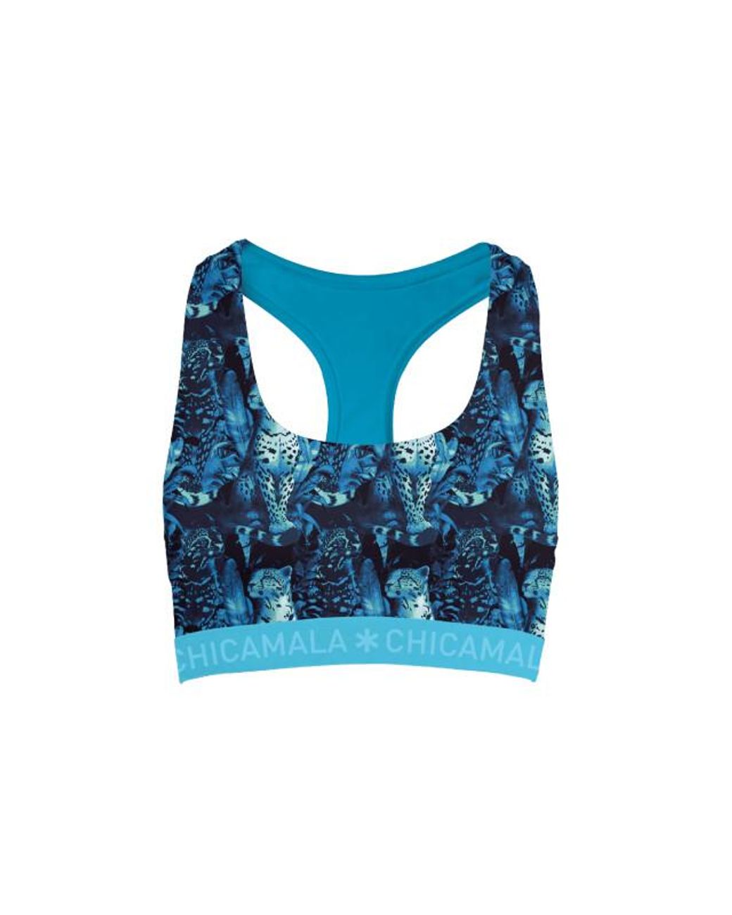 MUCHACHOMALO 1-Pack Racerback in het Blue