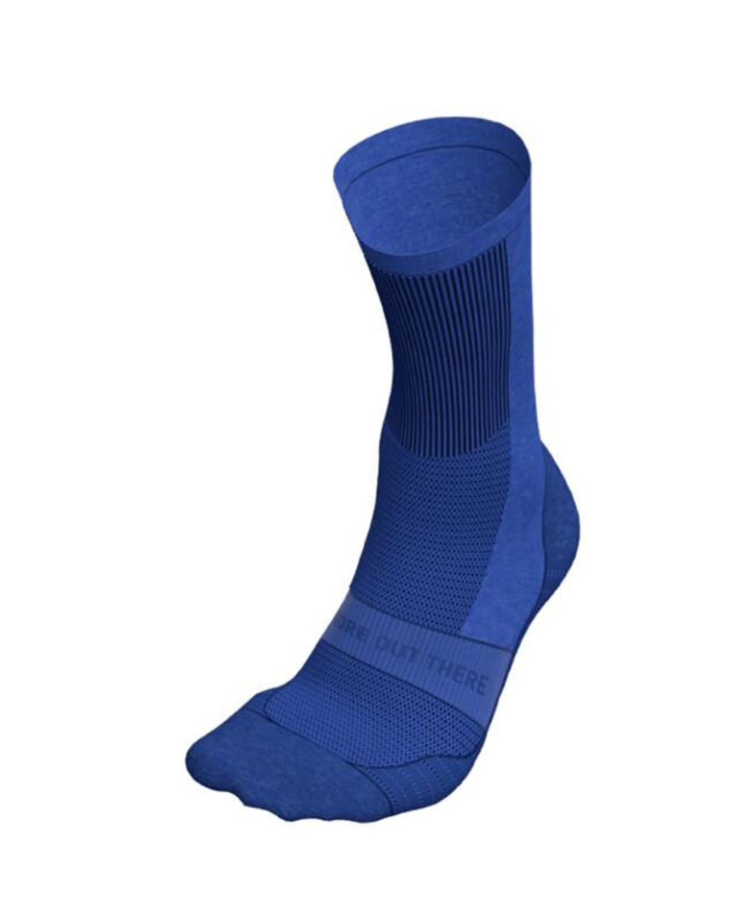 Odlo Socks Crew Performance Run in het Blue voor heren