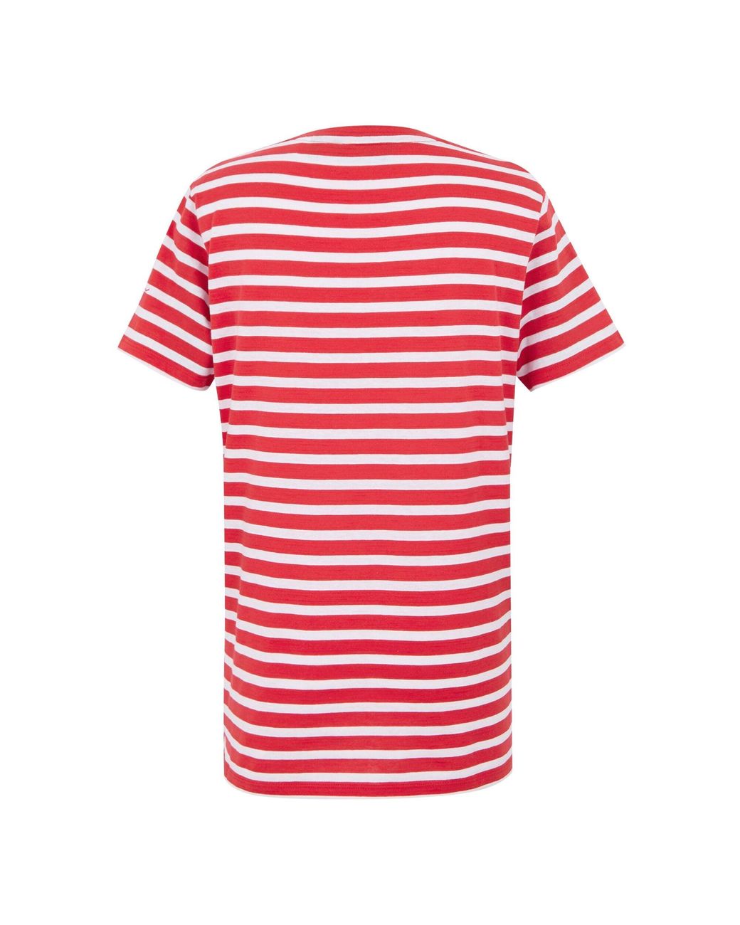 Regatta Bayletta Gestreept T-shirt (hoog Risico Rood/wit) in het Pink