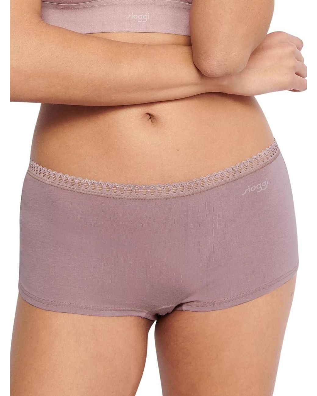 Sloggi Purple Go Crush Short Briefs (3 Pack)
