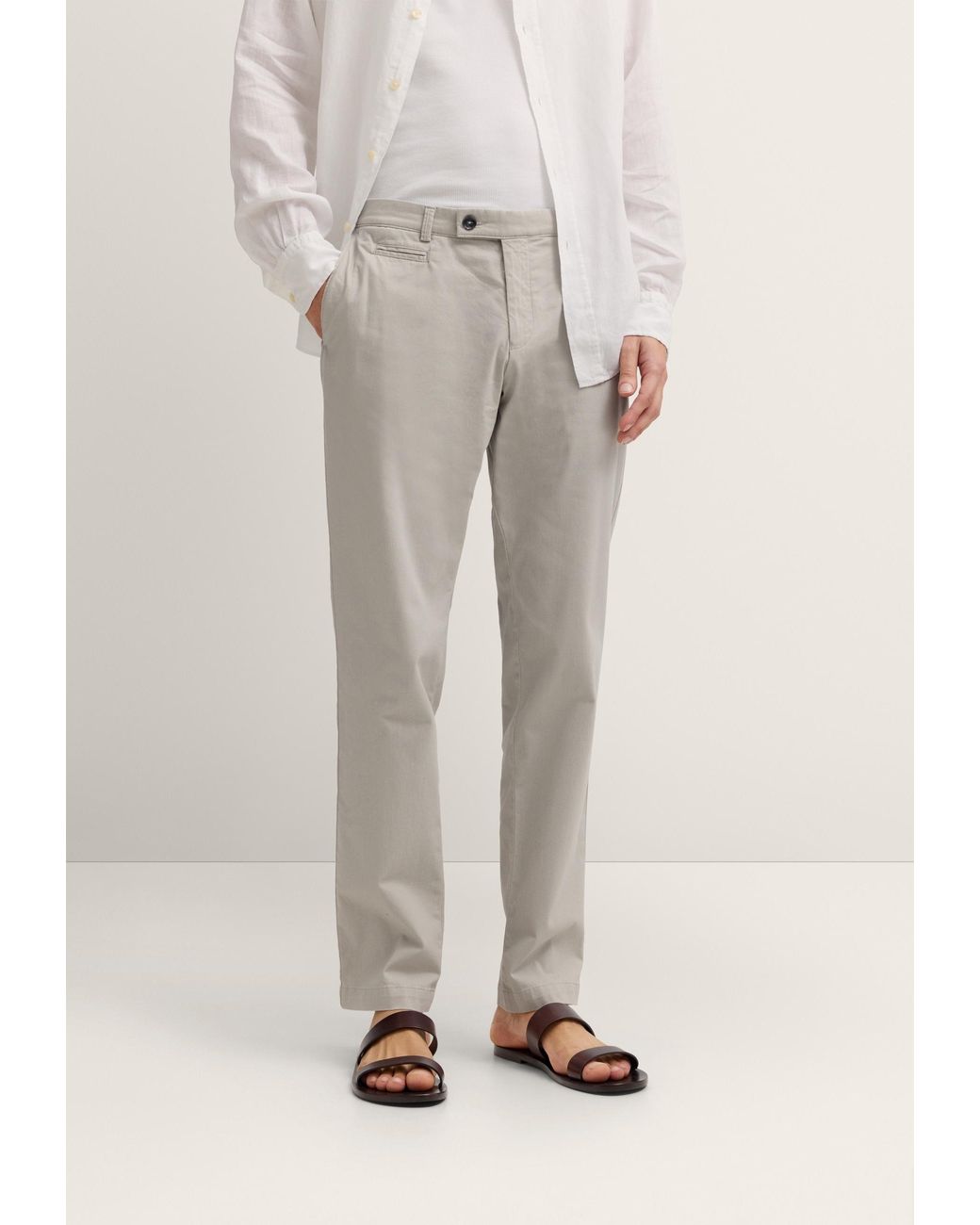 Bugatti Herren Chino Uit De Dynamicseries in het White voor heren
