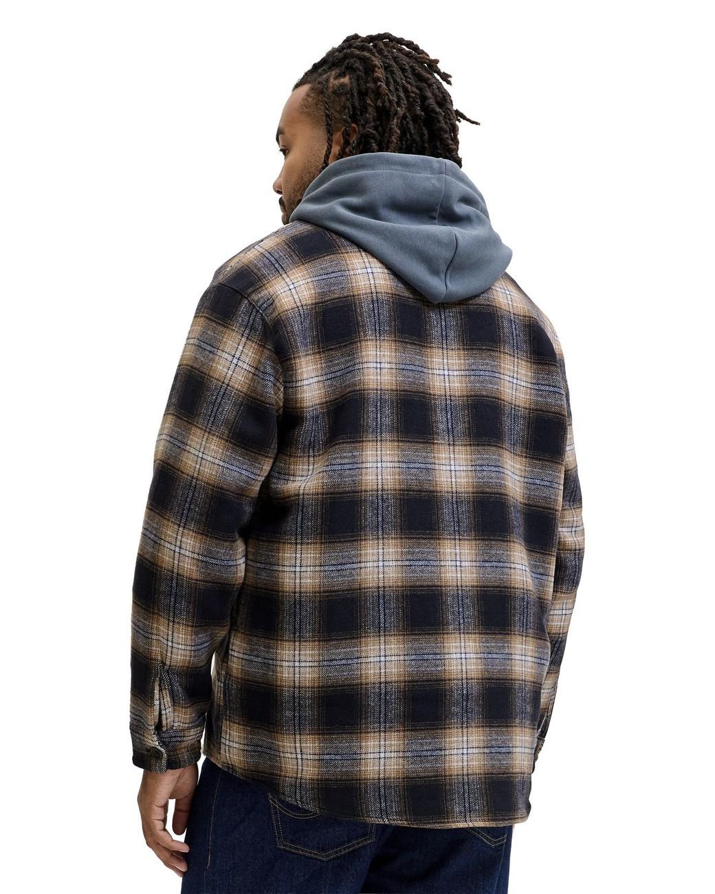 Jack & Jones Overshirt Plus Size in het Gray voor heren