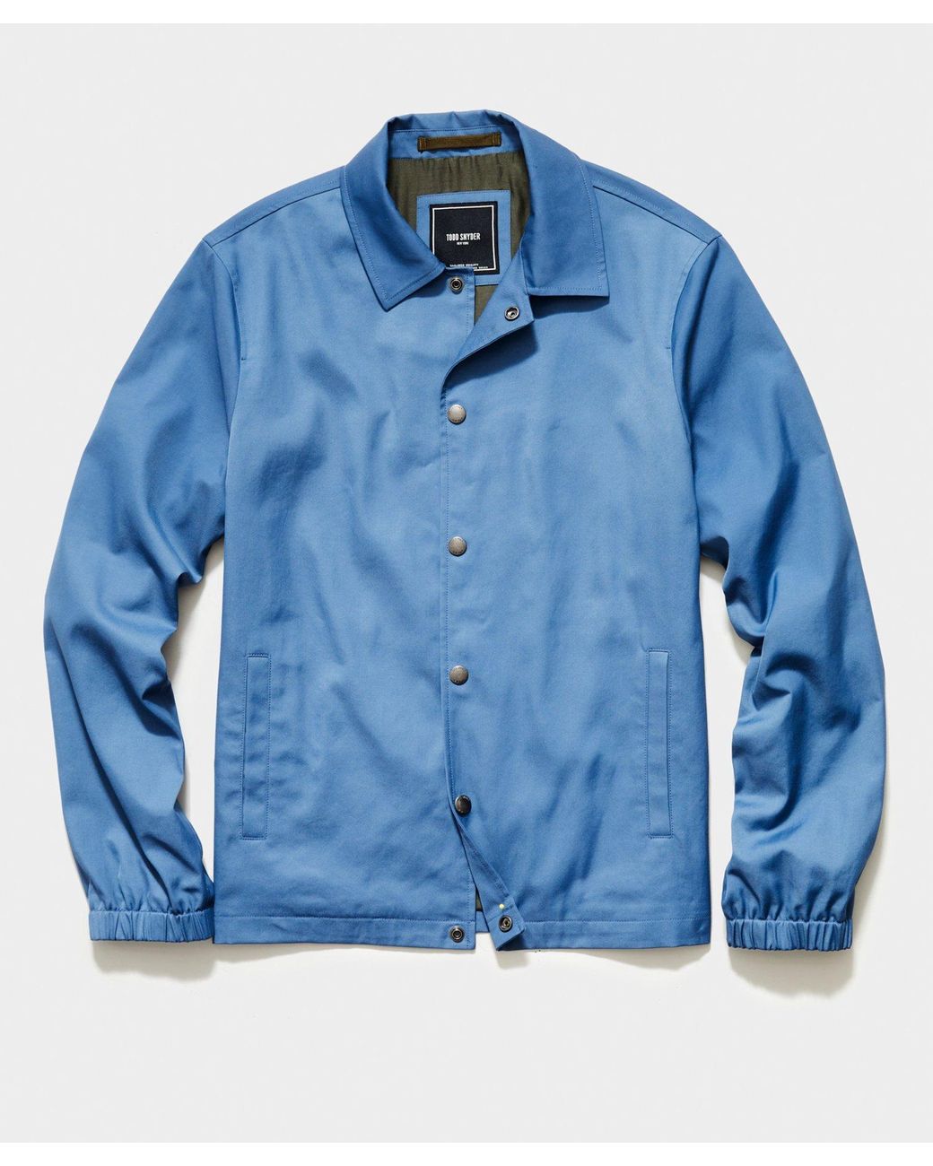 Todd Snyder Synthetic Italian Coach Jacket in Blue for Men | Lyst
