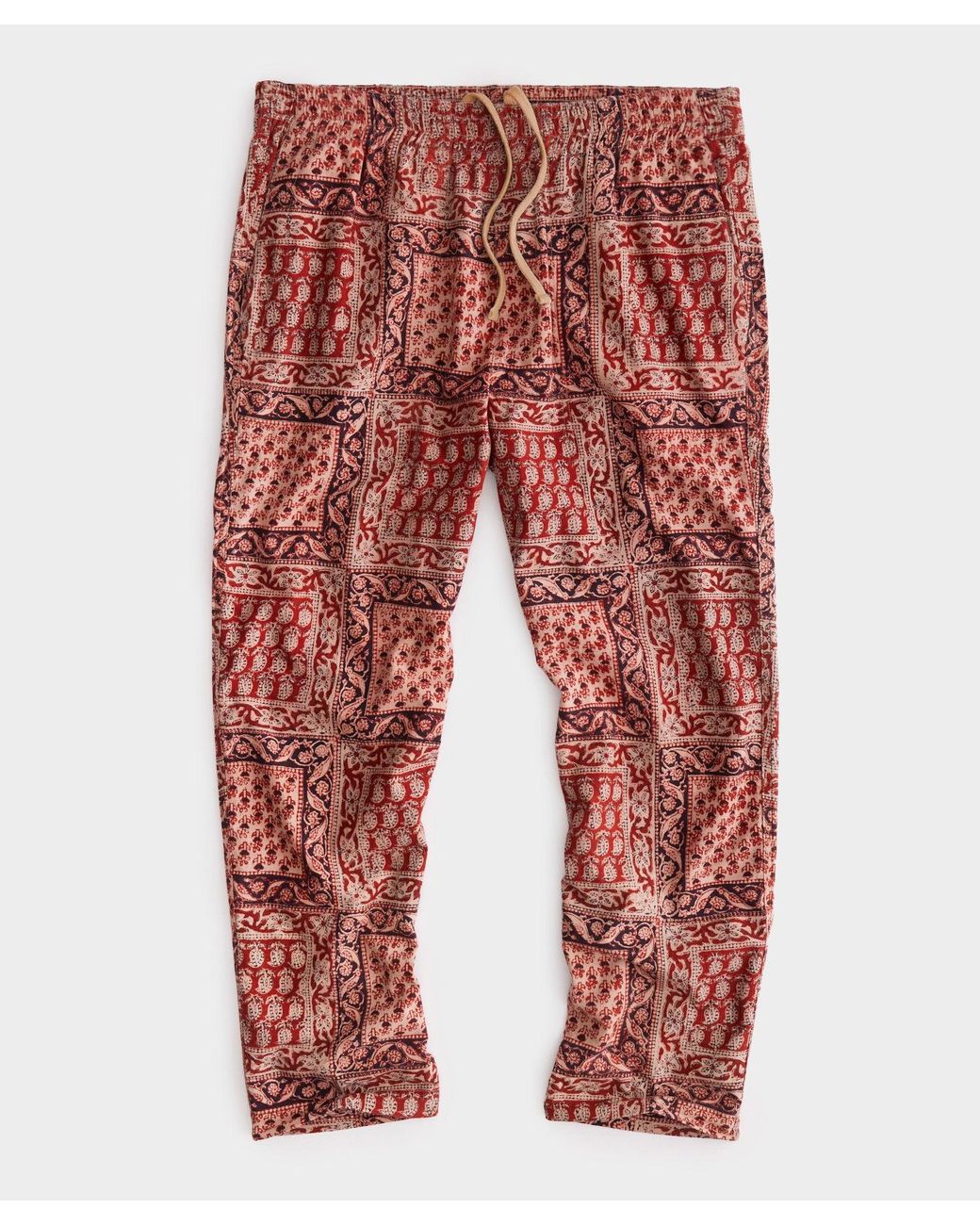 Todd Snyder Red Square Kalamkari Beach Pant for Men