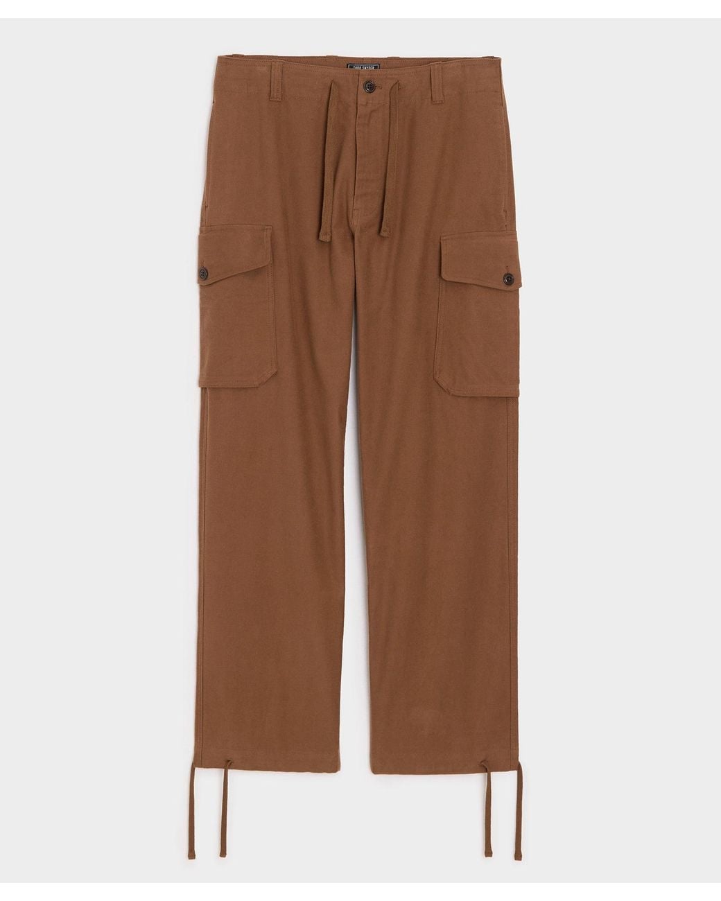 Todd Snyder Italian Moleskin Cargo Pant in Brown for Men | Lyst