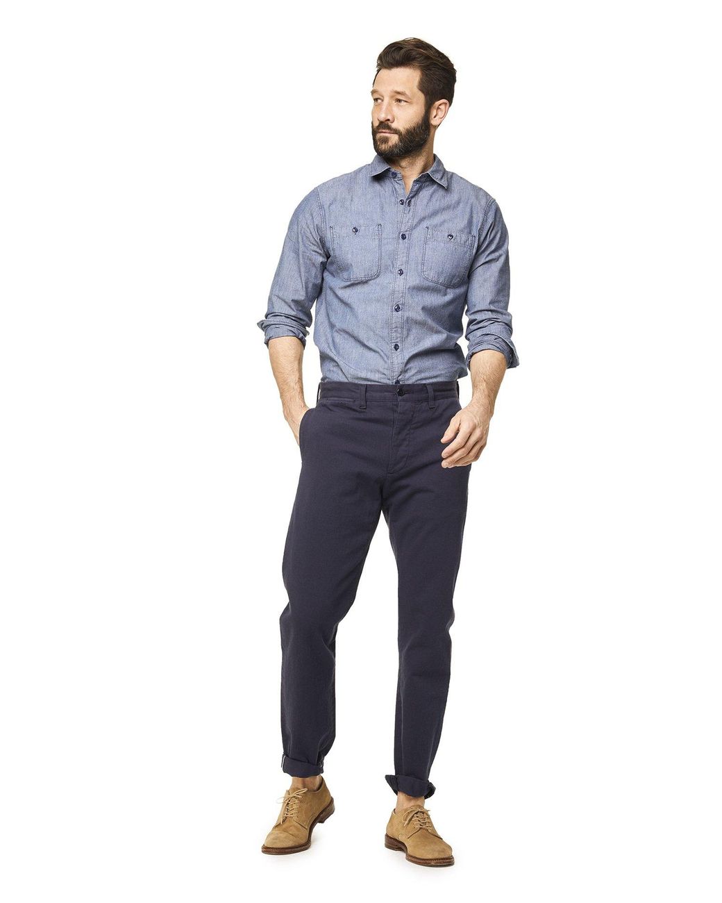 Japanese Selvedge Chino Officer Pant 
