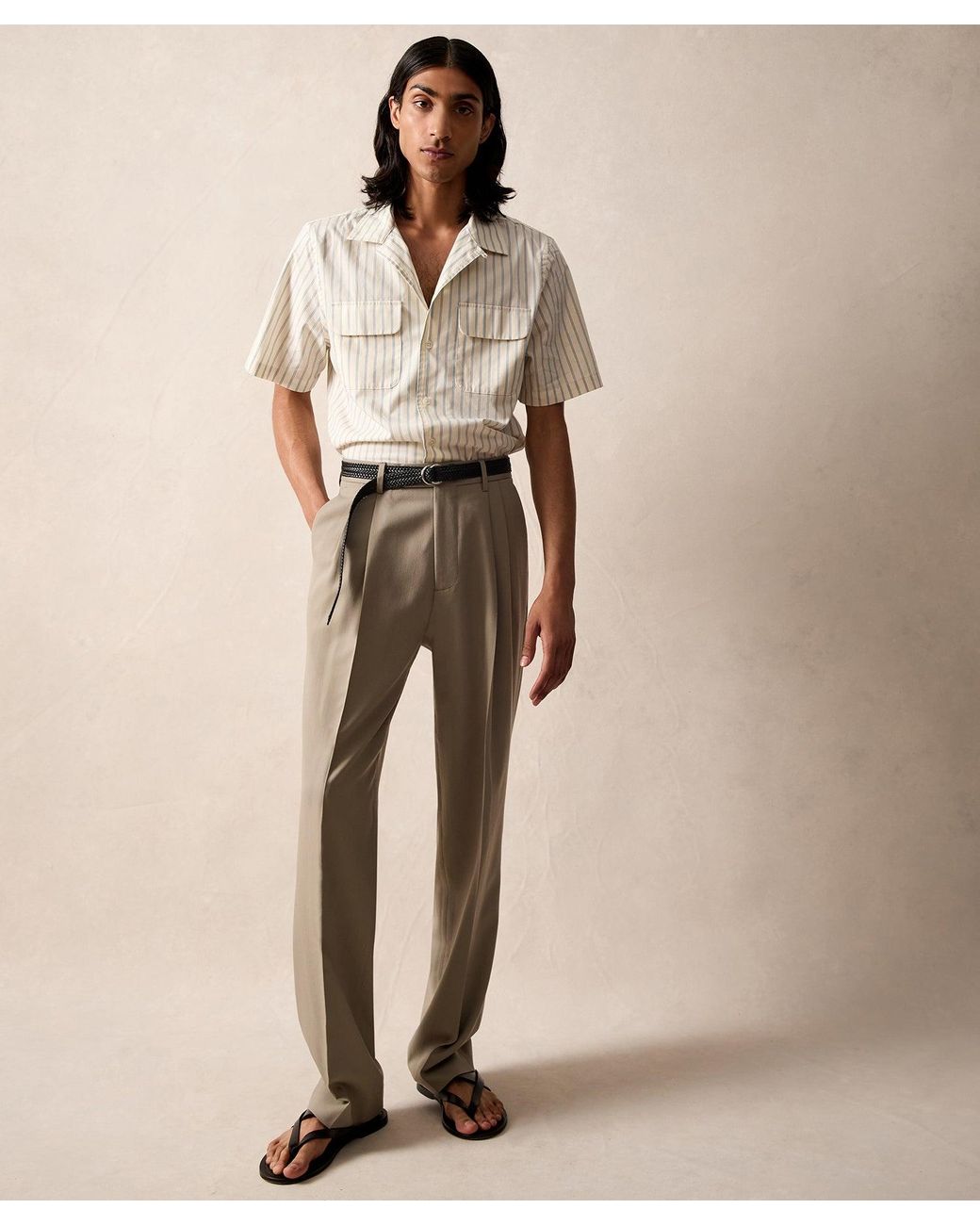 Todd Snyder Italian Gabardine Wythe Trouser in Natural for Men | Lyst