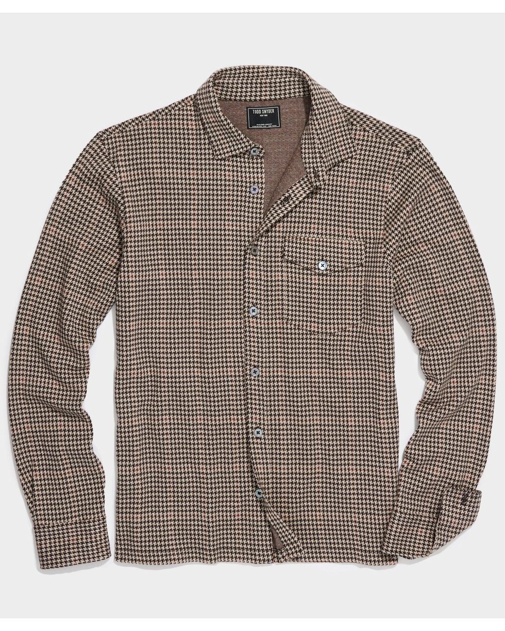 Sweater Polo Houndstooth Todd Snyder Knit Polo Todd Snyder