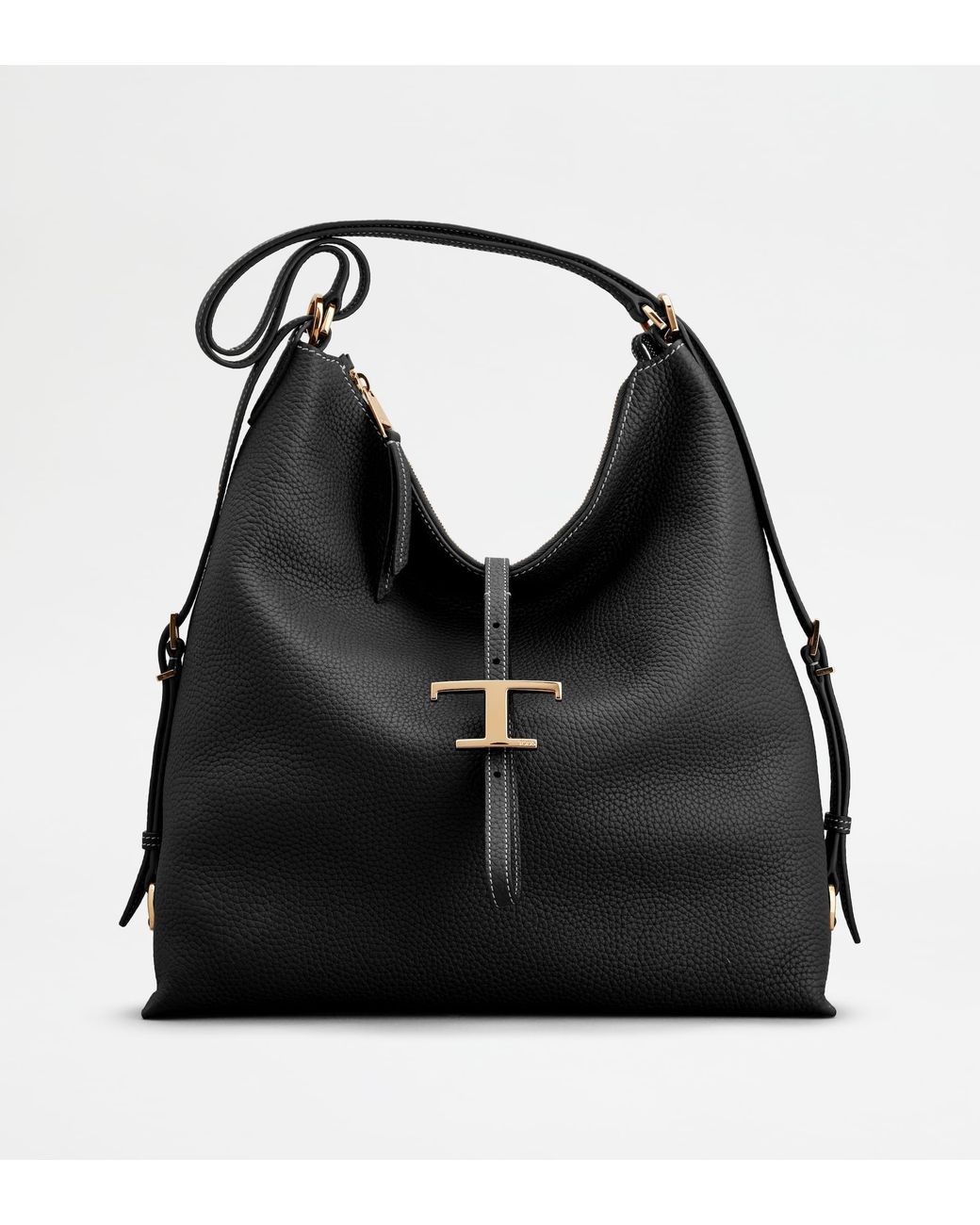 Tod's Black T Timeless Shoulder Bag