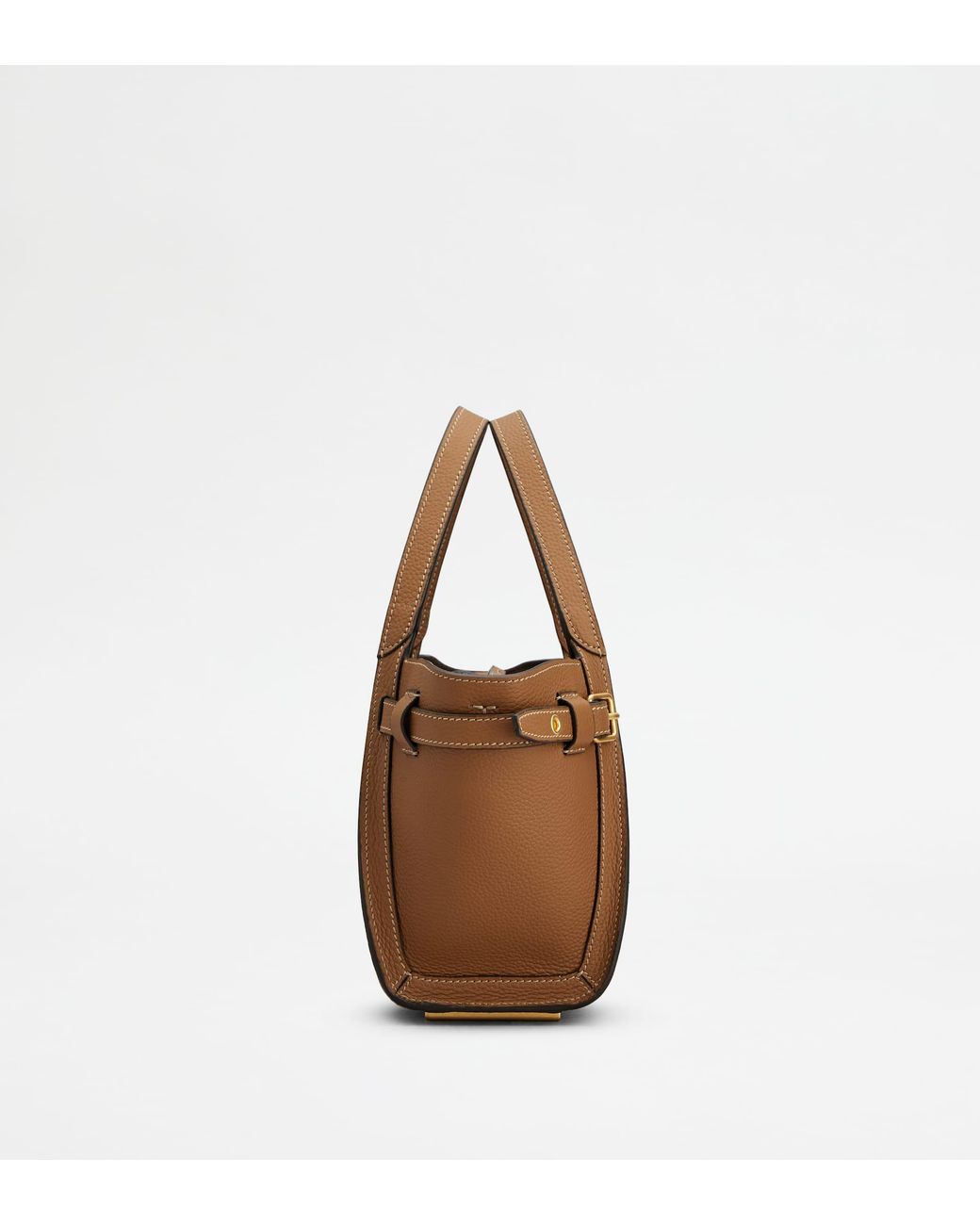 Tod's Brown T Signature Shopping Bag