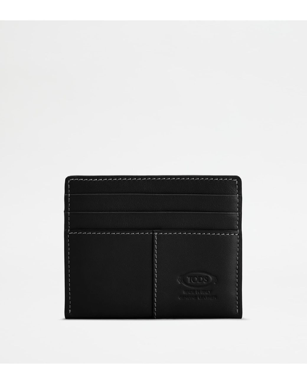 Tod's Black Credit Card Holder for men