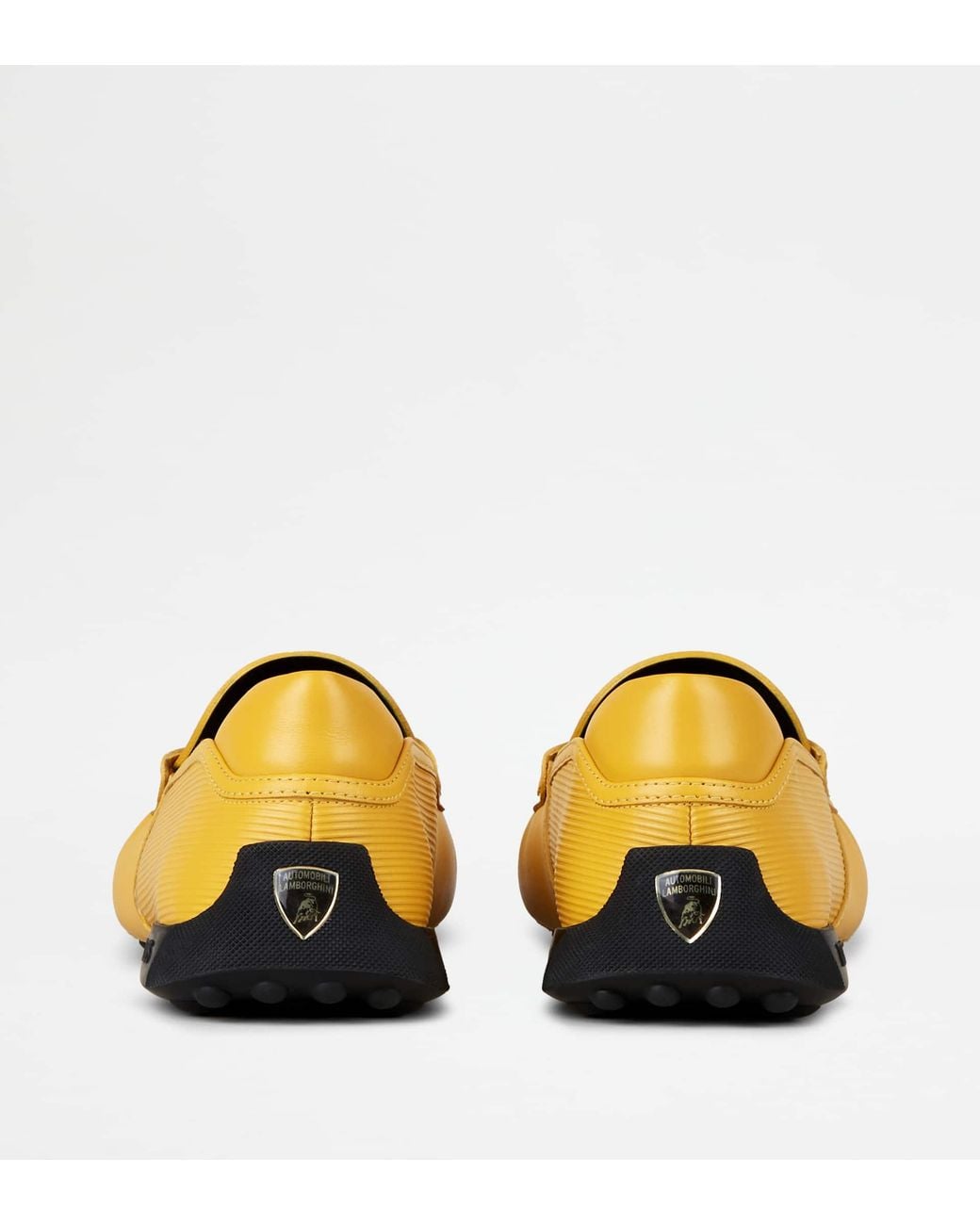 Tod's Yellow Loafers In Leather