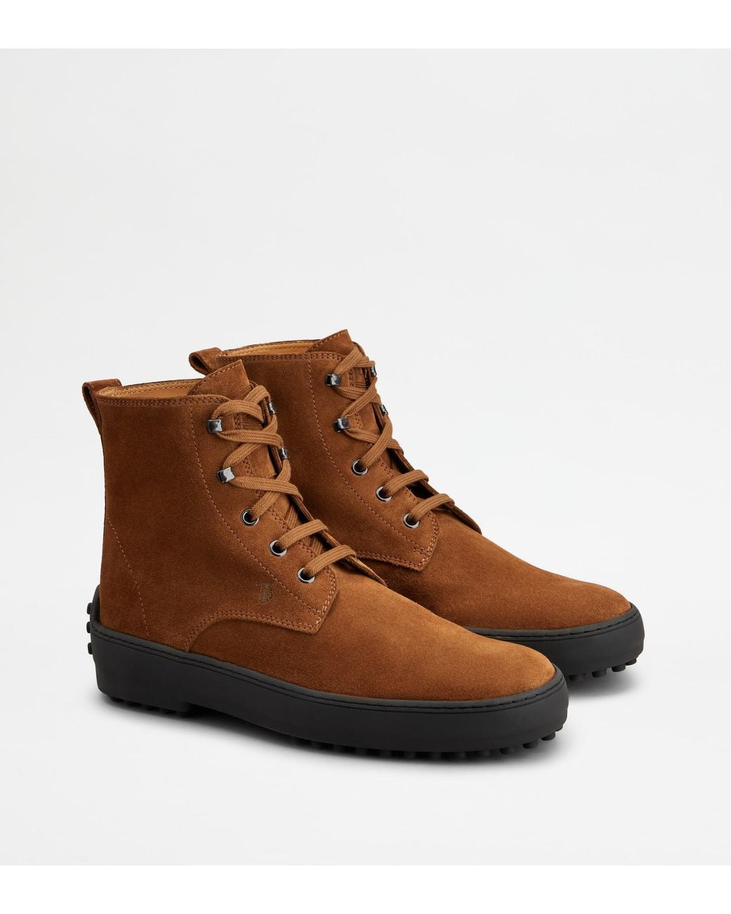 Tod's Brown Winter Gommino Ankle Boots