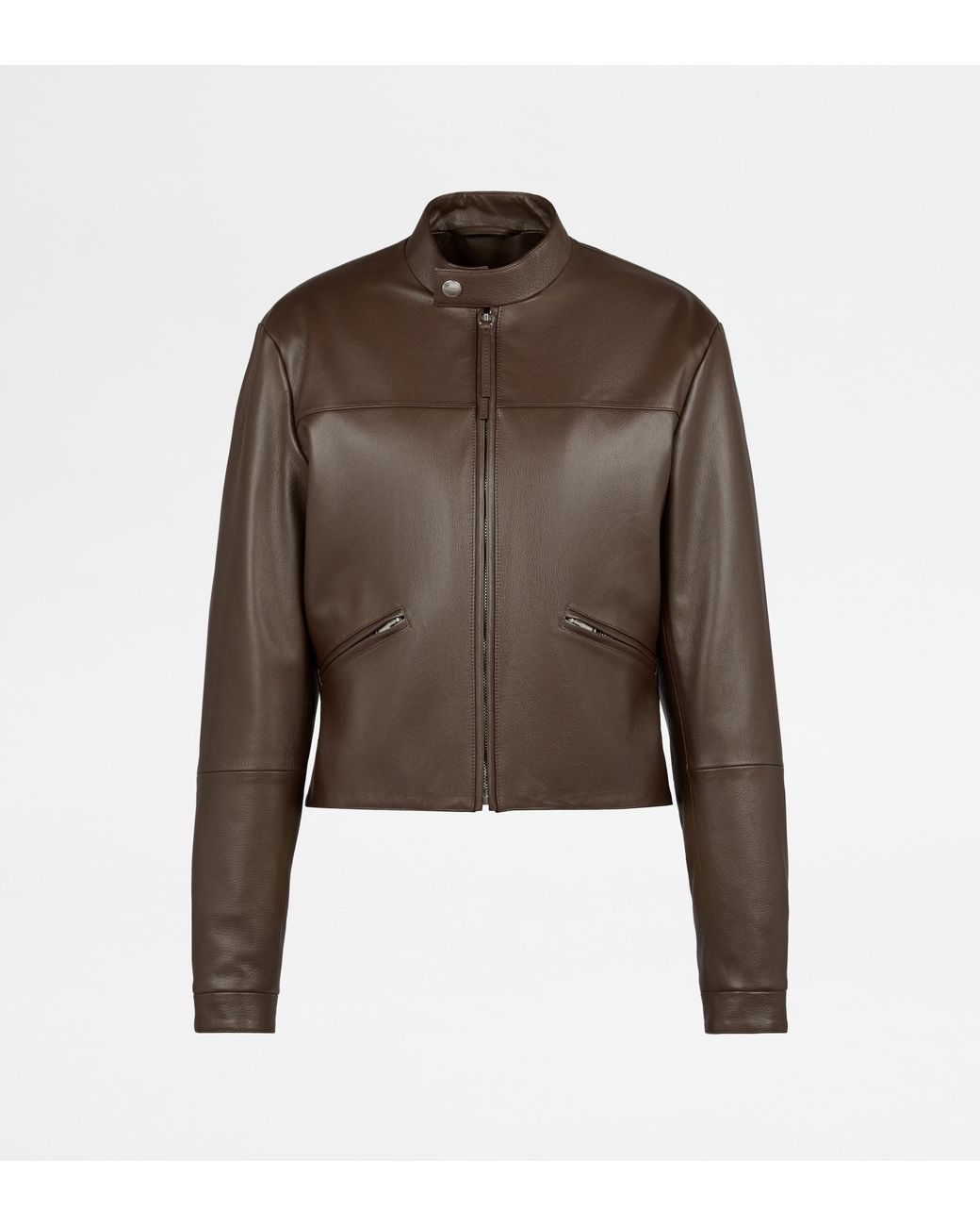 Tod's Brown Biker Jacket