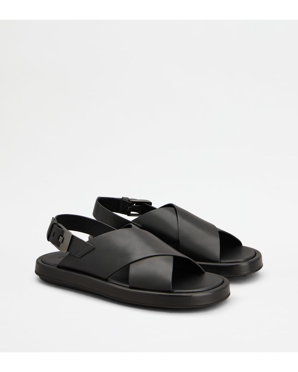 Tod's Black Sandals for men