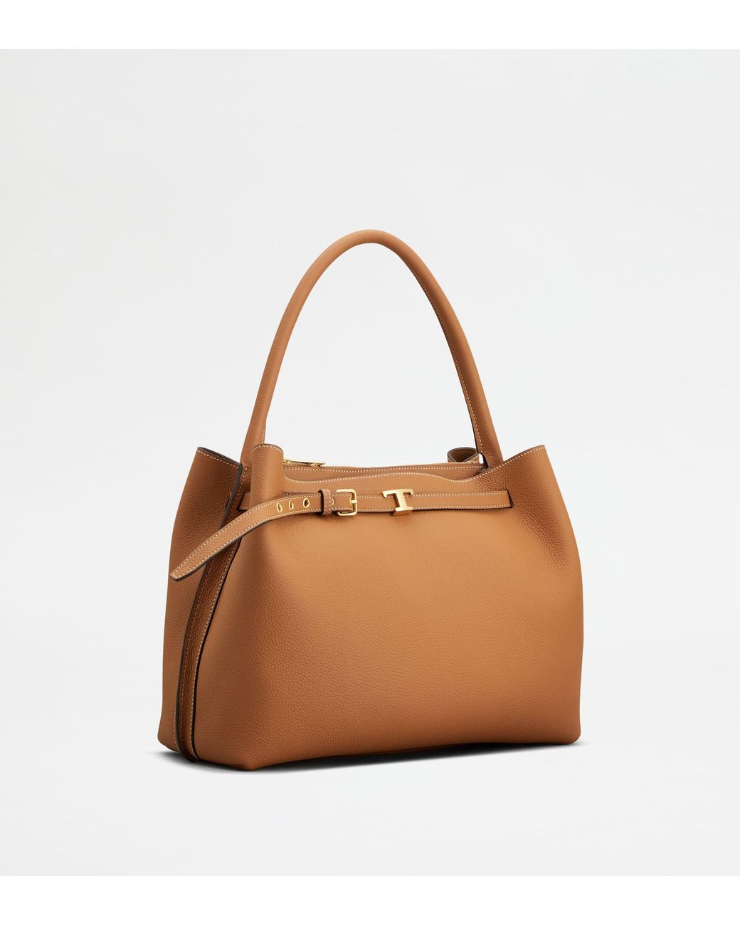 Tod's Brown T Signature Handbag