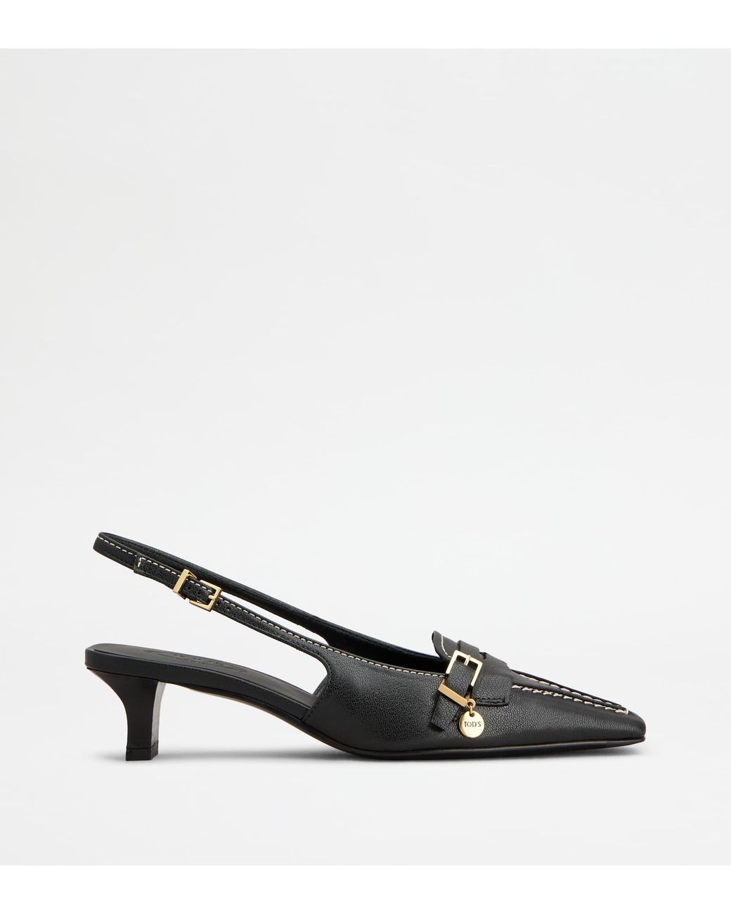 Tod's Black Slingback Pumps