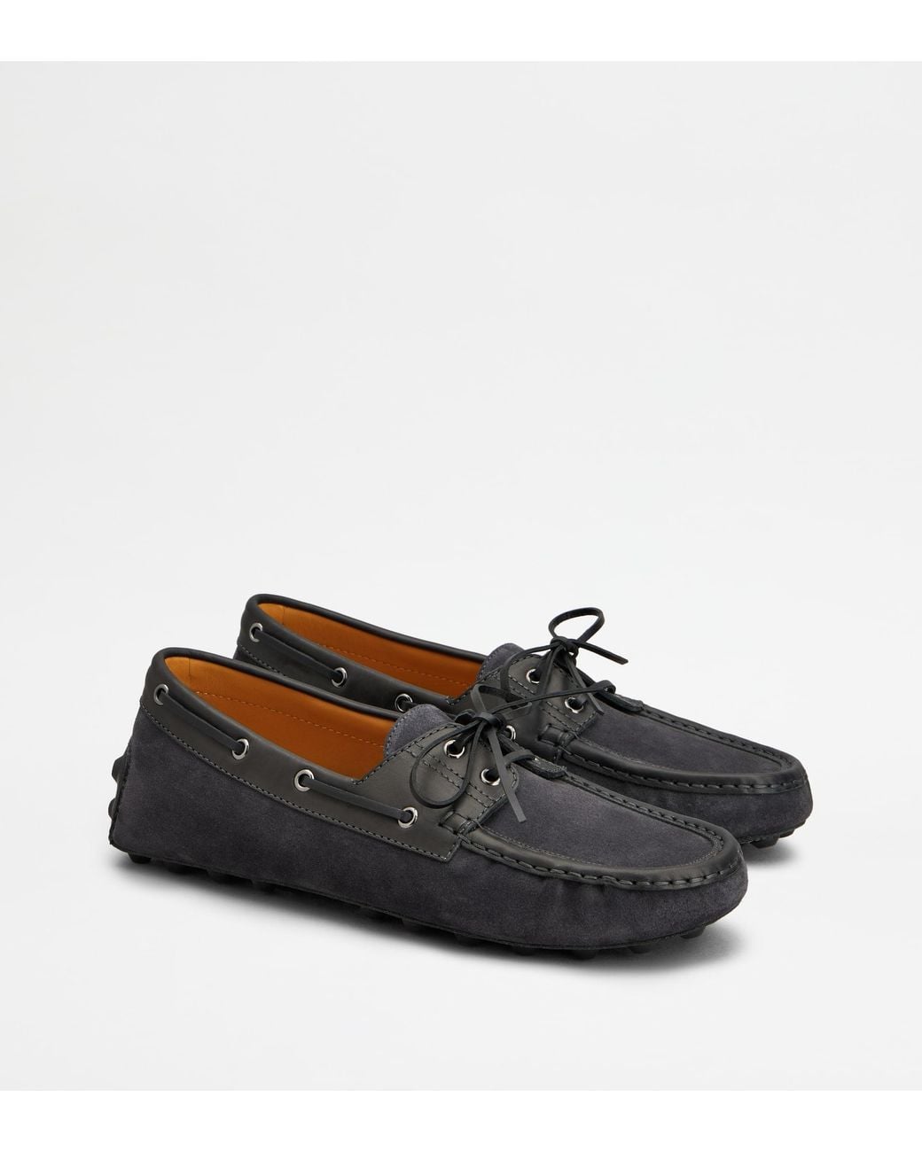 Tod's Black Boat Gommino Bubble Loafers for men