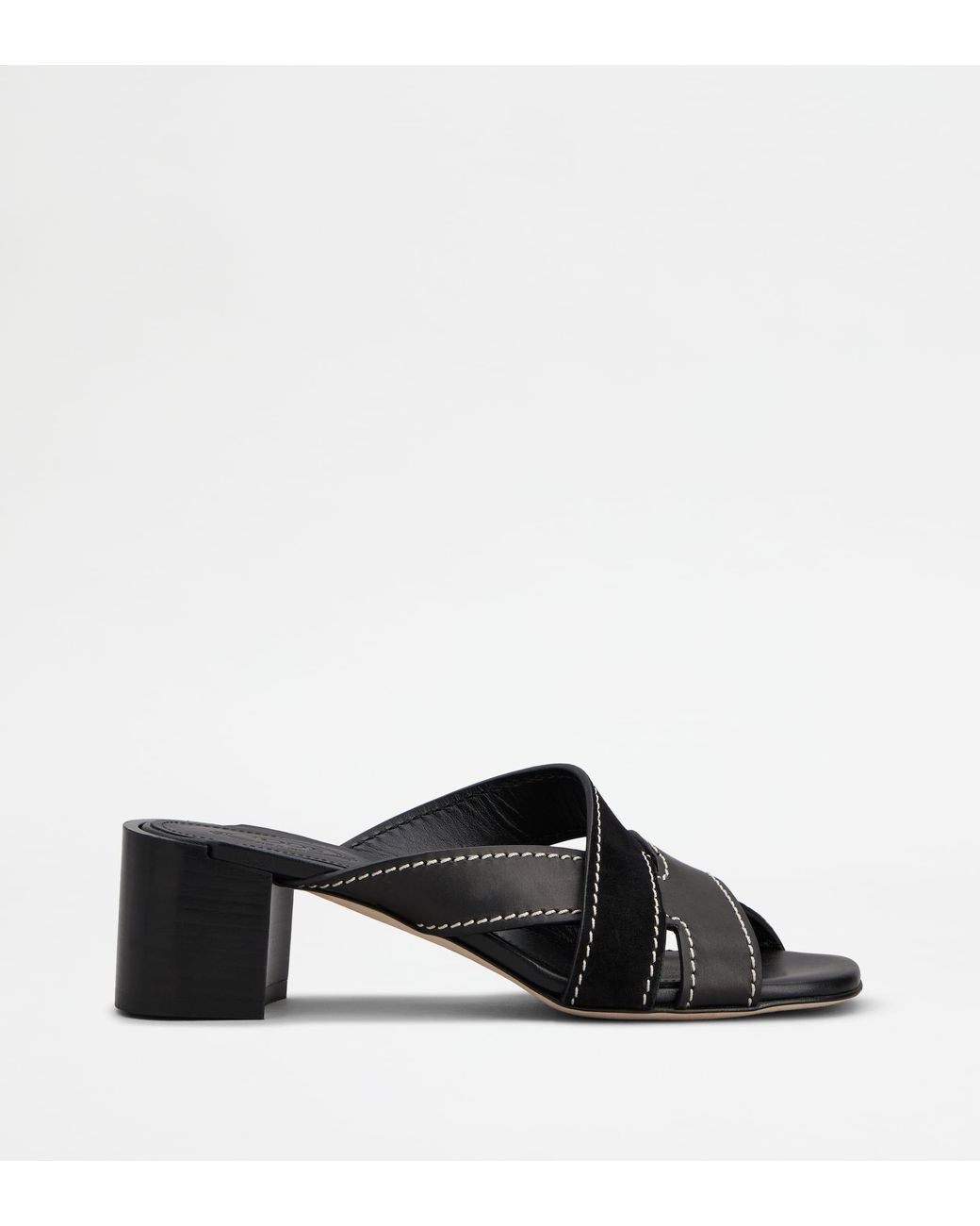 Tod's Black Sandals