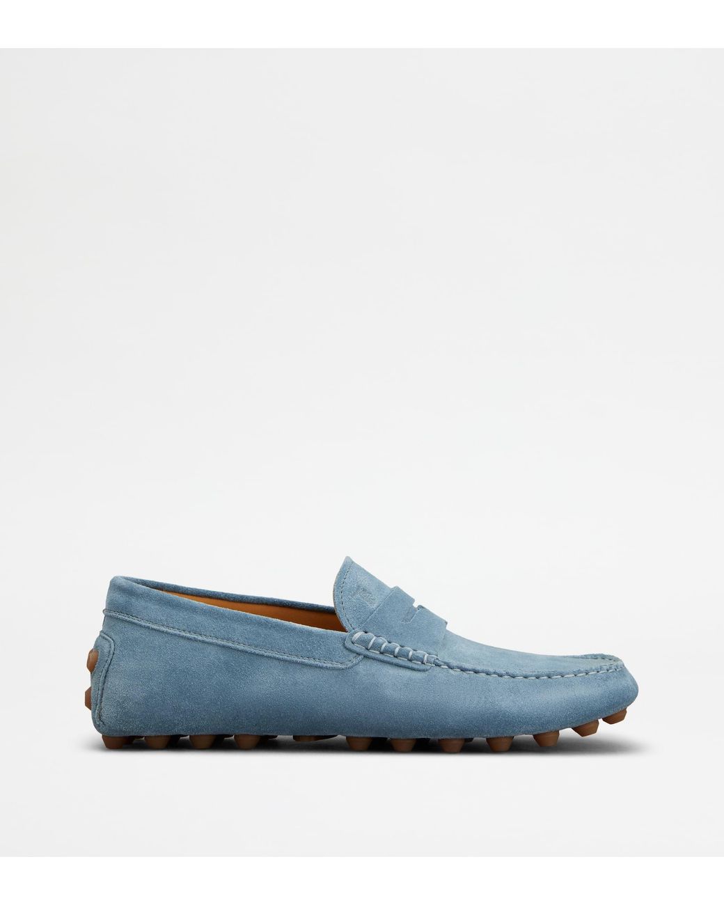 Tod's Blue Gommino Bubble Loafers for men