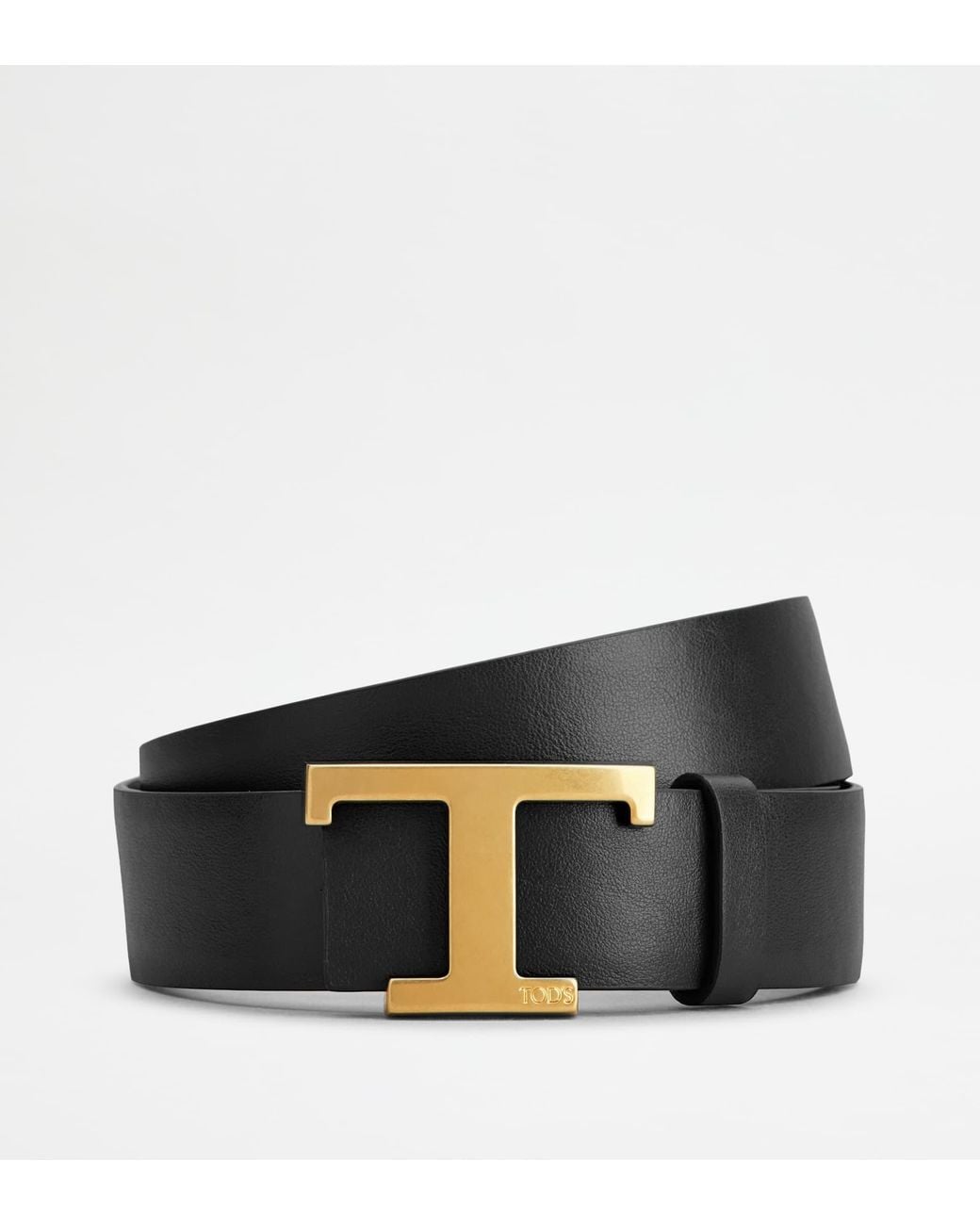 Tod's Black T Timeless Reversible Belt