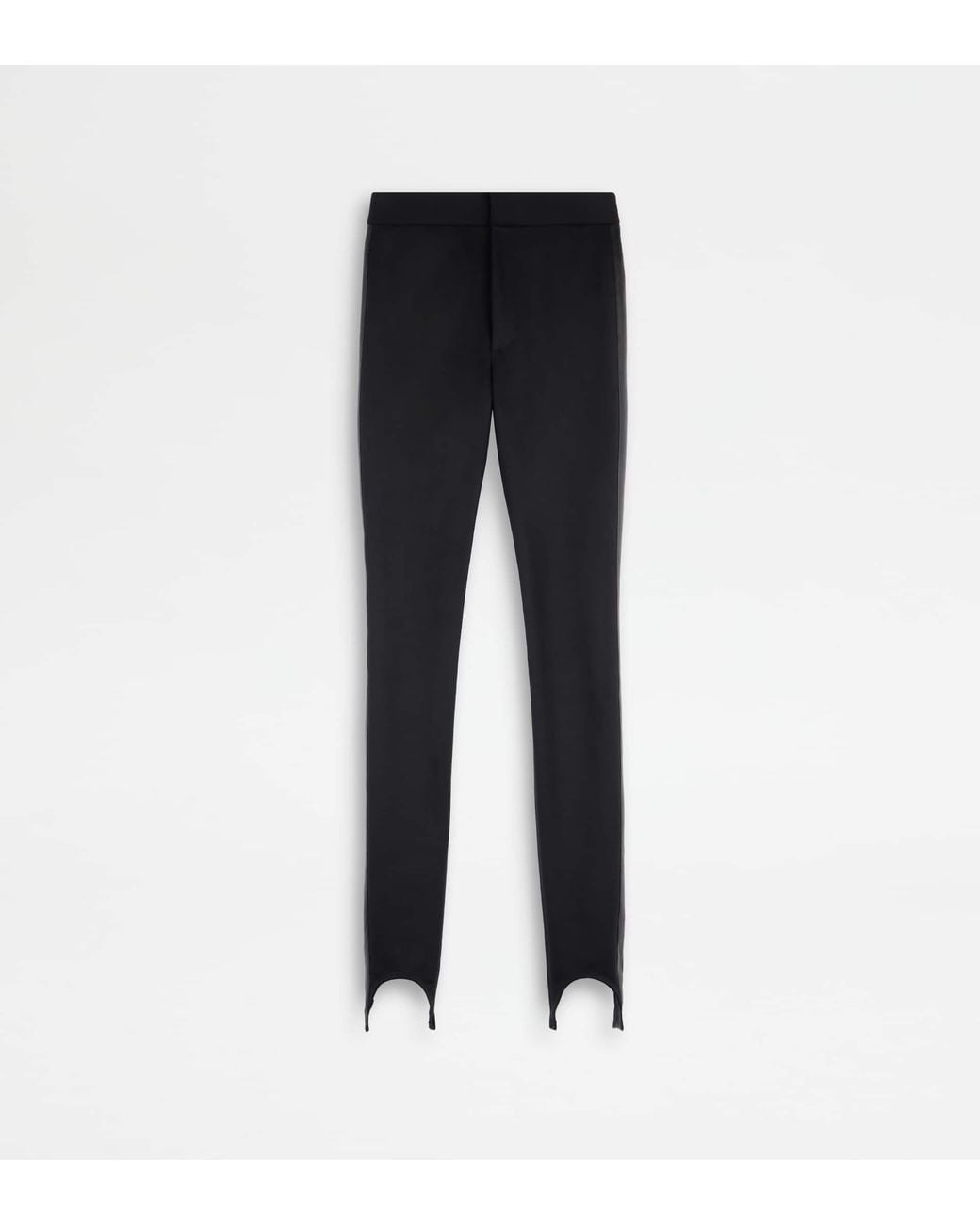 Tod's Black Stretch Pants With Bands