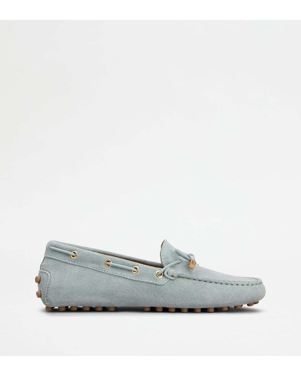 Tod's White Gommino Loafers