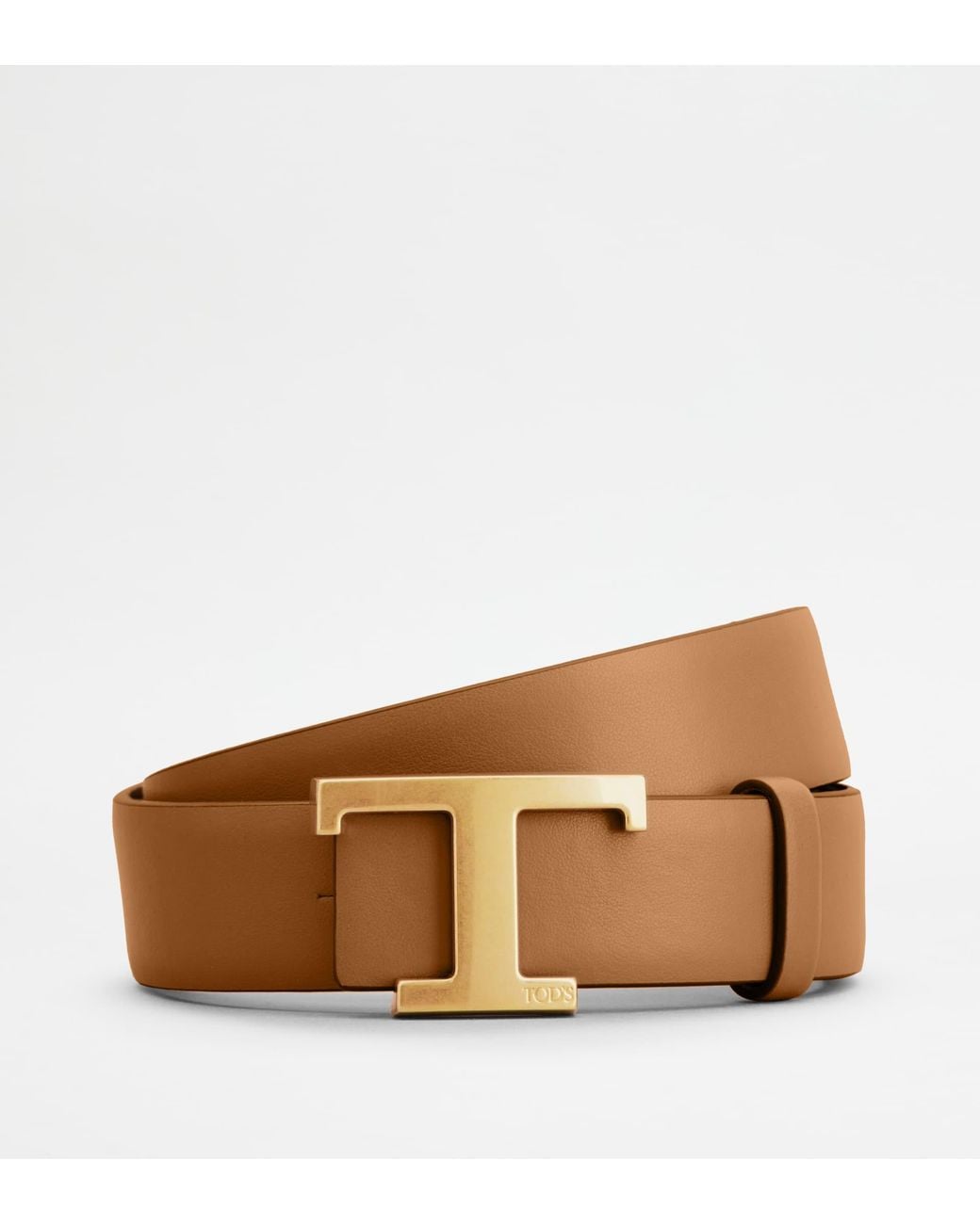 Tod's Brown T Timeless Reversible Belt