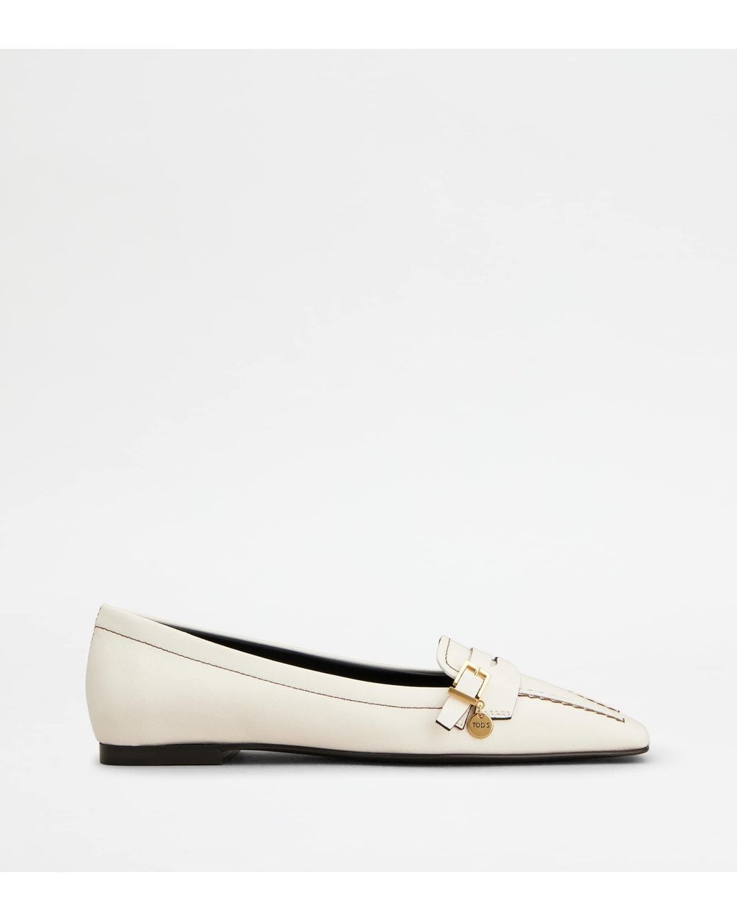 Tod's White Ballerinas