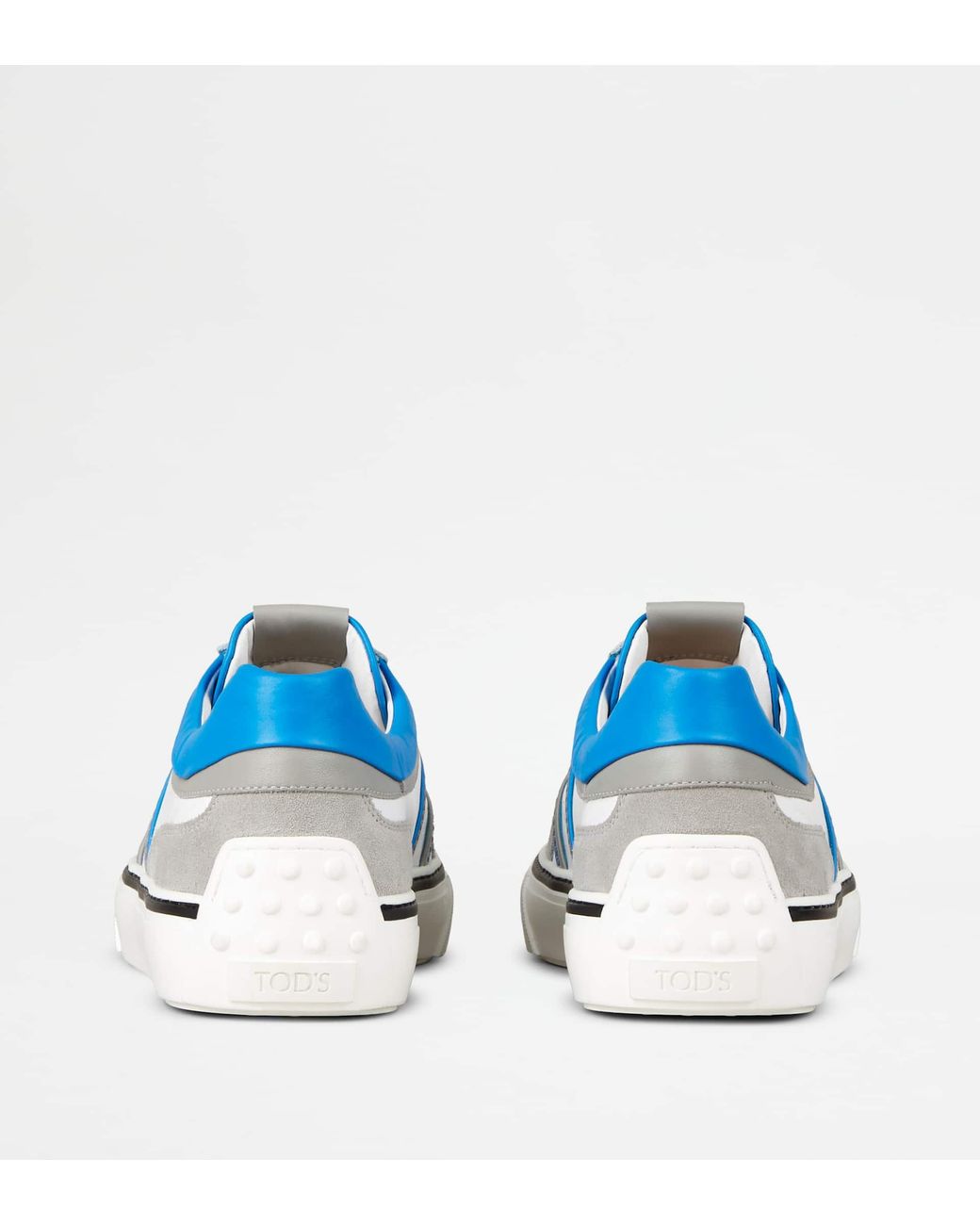 Tod's Blue Sneakers In Leather