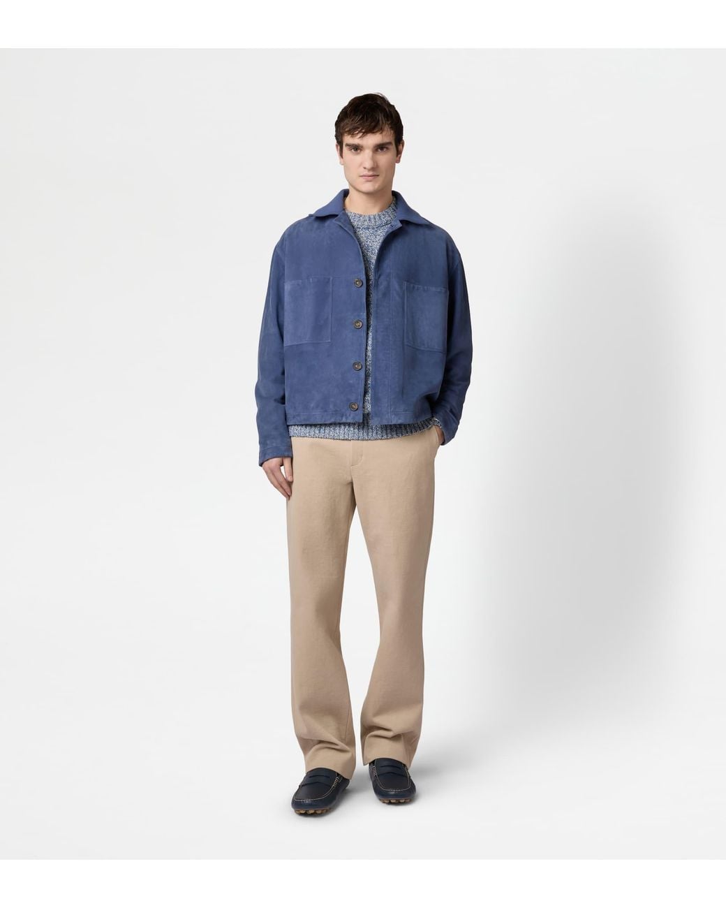 Tod's Blue Coach Jacket for men