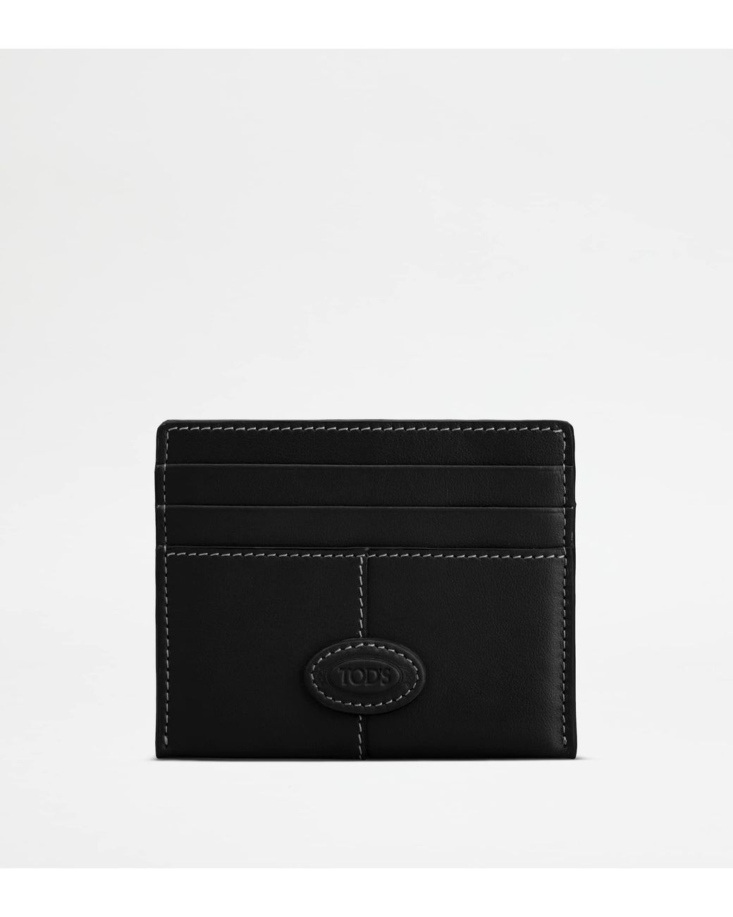 Tod's Black Credit Card Holder for men
