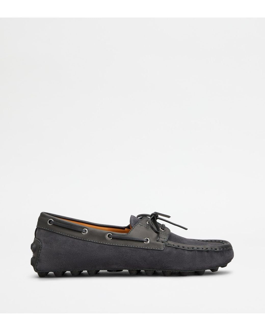 Tod's Black Boat Gommino Bubble Loafers for men