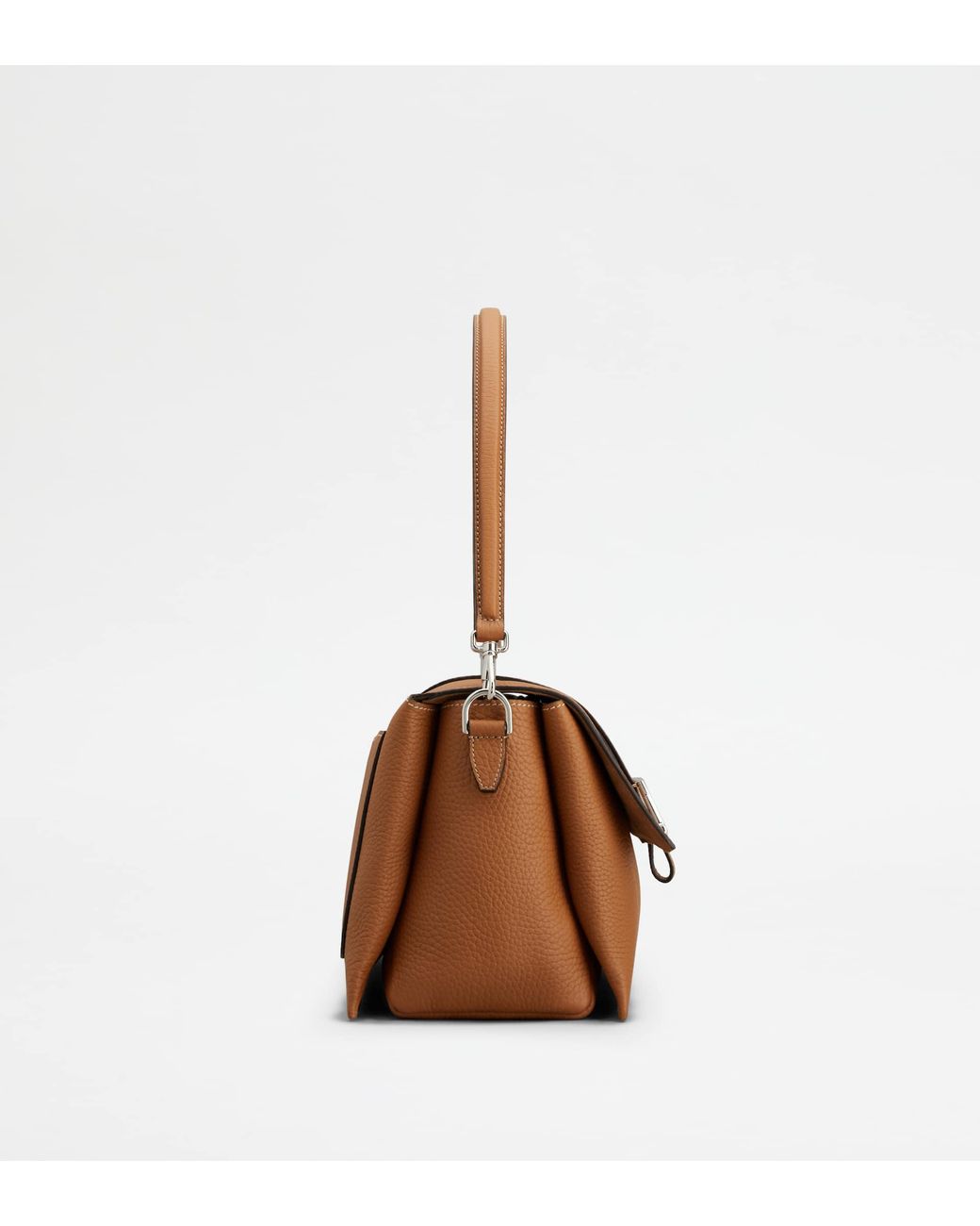Tod's Brown T Timeless Flap Bag