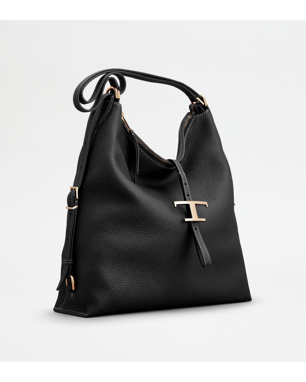 Tod's Black T Timeless Shoulder Bag