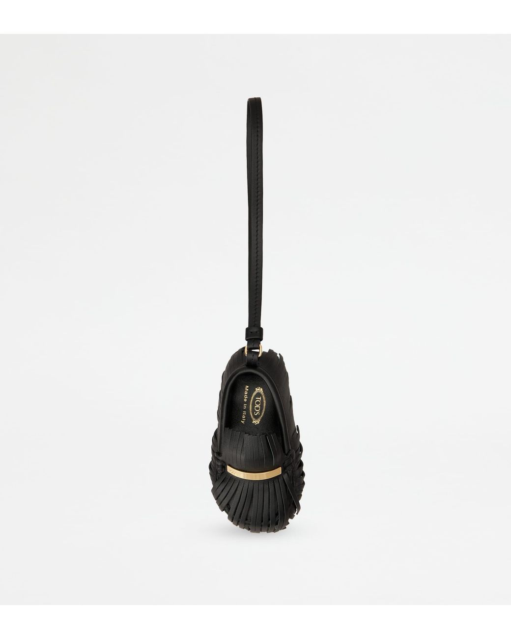 Tod's White Gommino Driving Shoe Charm