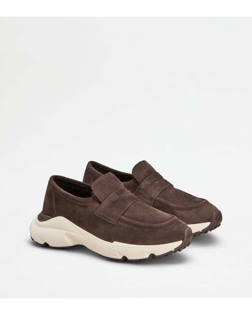 Tod's Brown Sporty Loafers