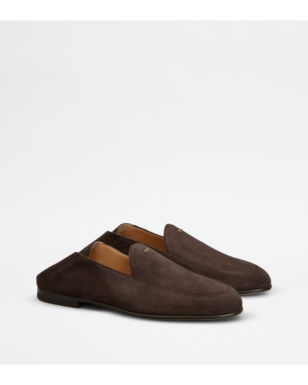 Tod's Brown Mule Loafers