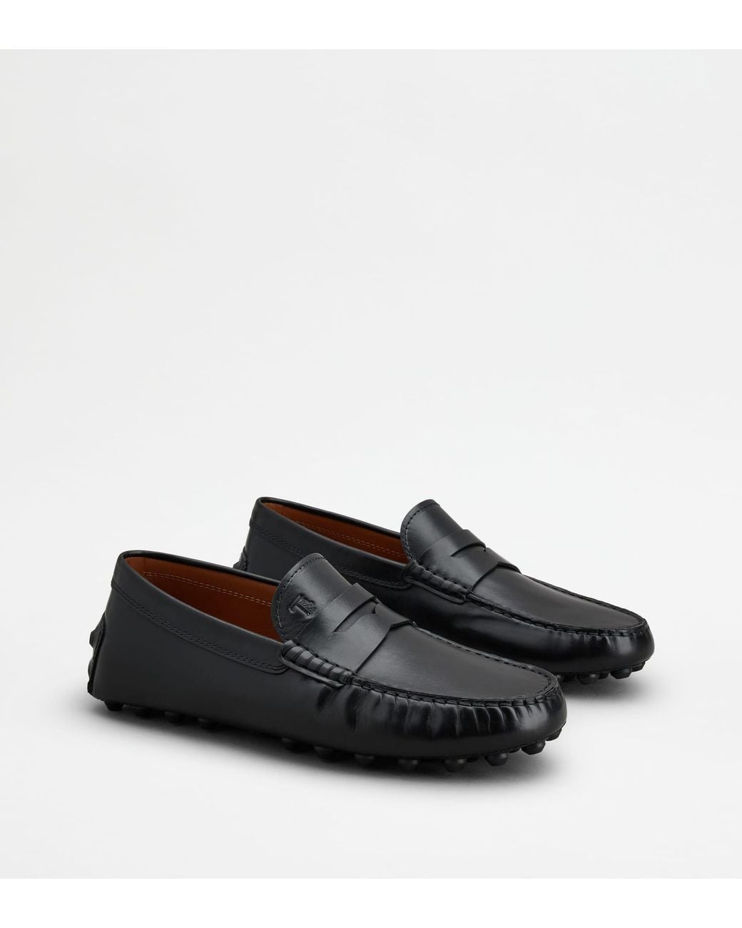 Mocassino Gommino Bubble di Tod's in Black da Uomo
