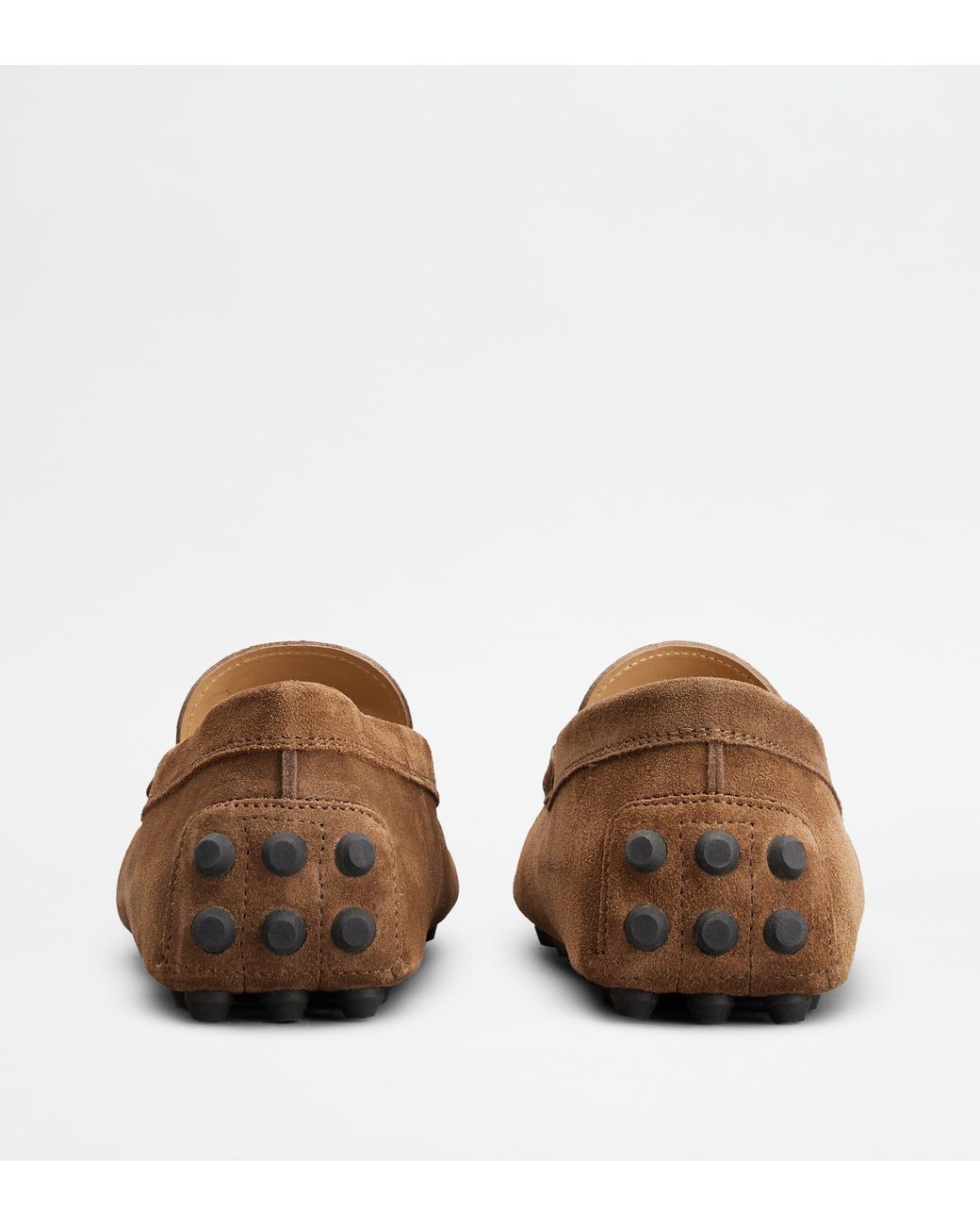 Tod's Brown Gommino Bubble Loafers for men