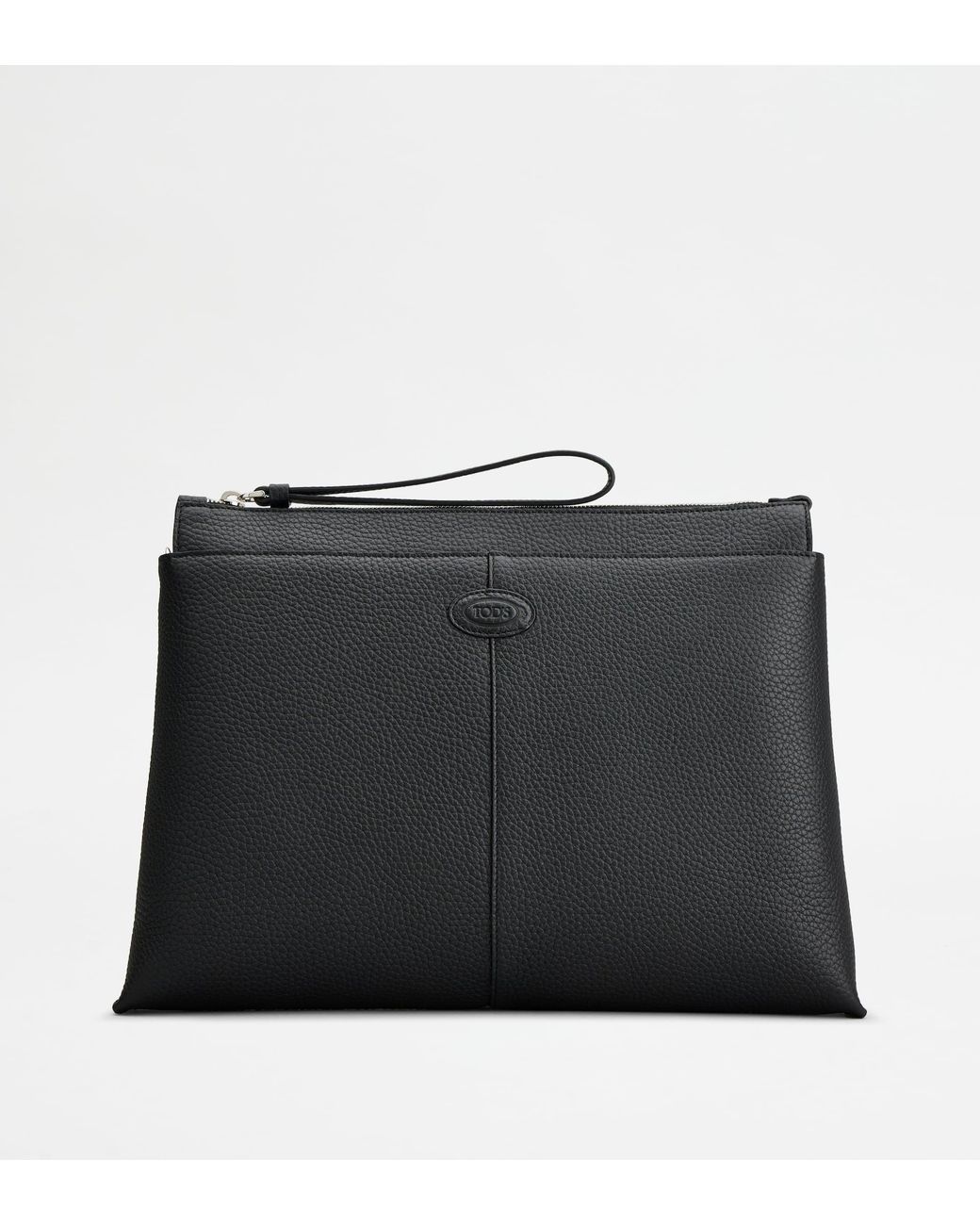Tod's Black Document Holder Pouch for men