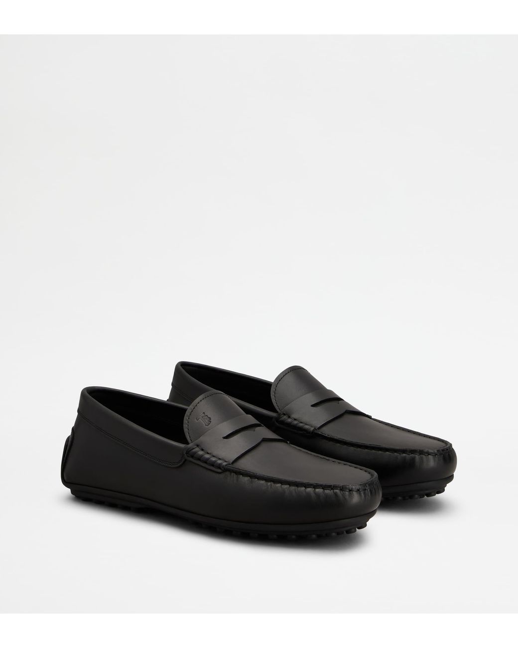 Tod's Black City Gommino Loafers for men