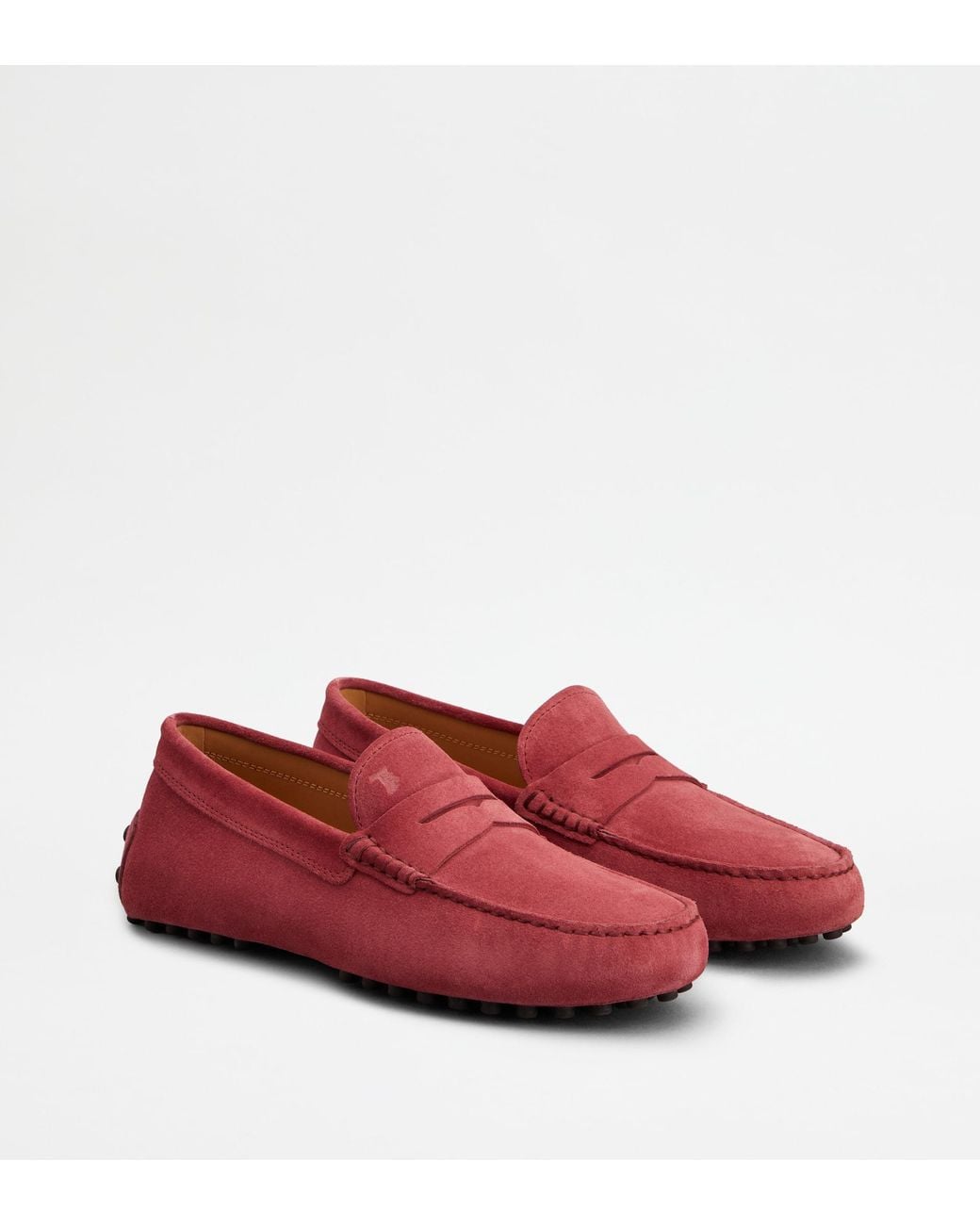 Tod's Red Gommino Loafers for men