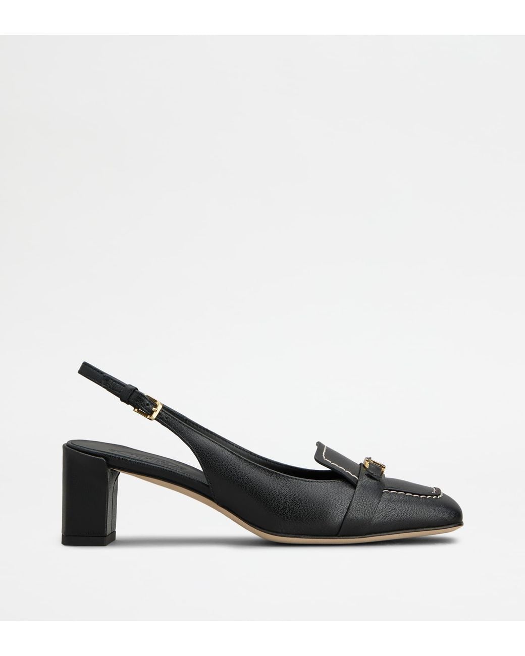 Tod's Black Slingback Pumps