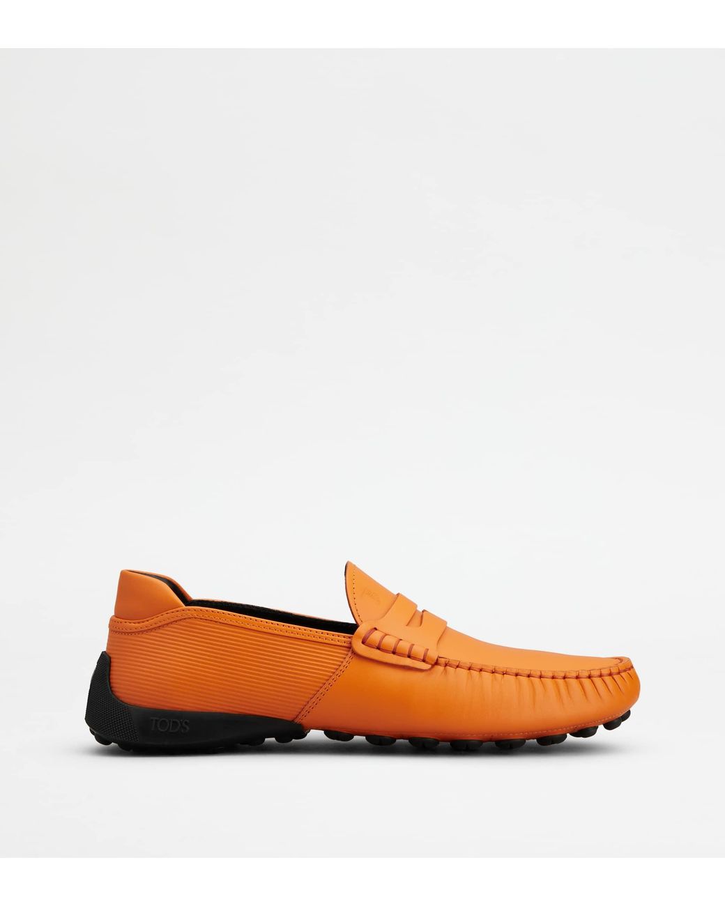 Tod's Orange Loafers