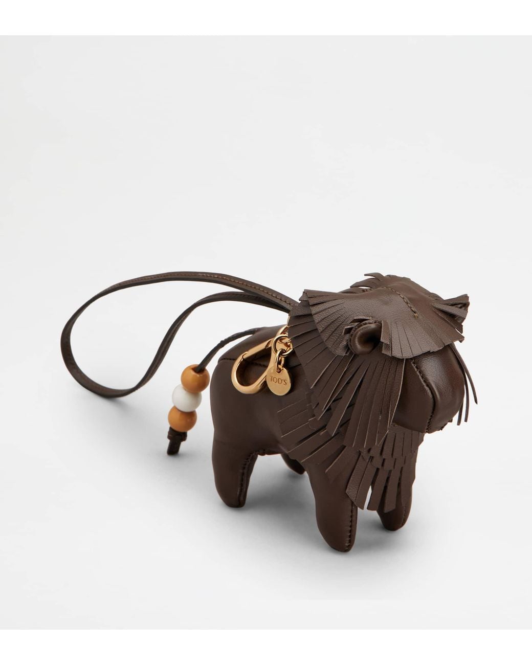 Tod's White Lion Charm